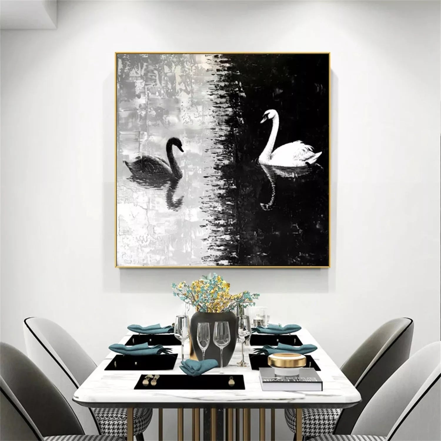 Black and White Animal Wall Art: Wild Beauty, Refined Spaces