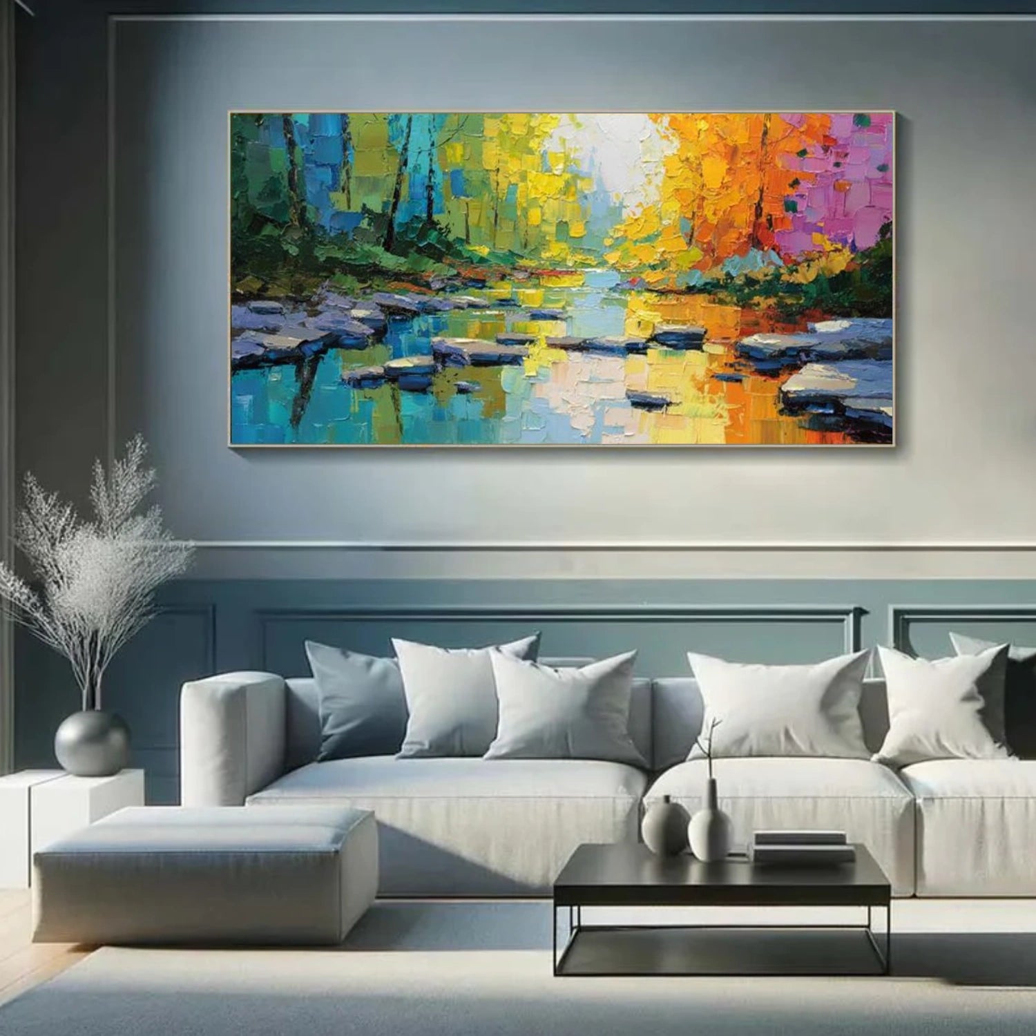 Flower & Tree Abstract Wall Art #ML187