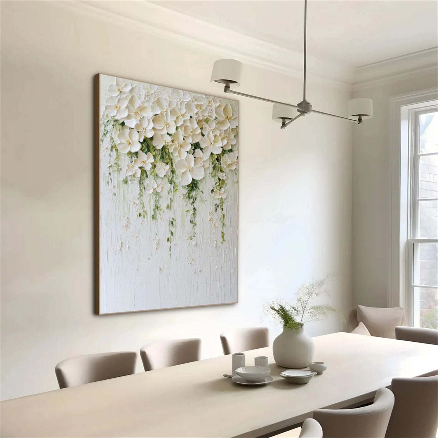 Flower & Tree Abstract Textured Wall Art #ML202