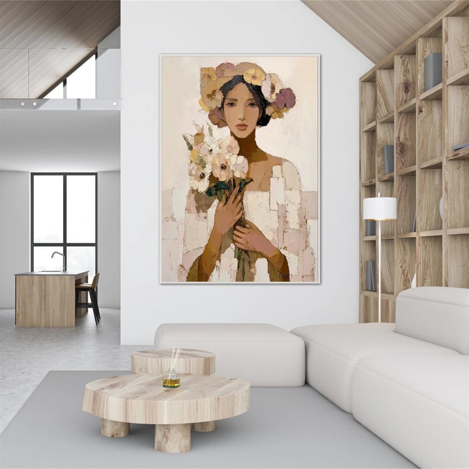 Abstract Portrait Wall Art #AP095