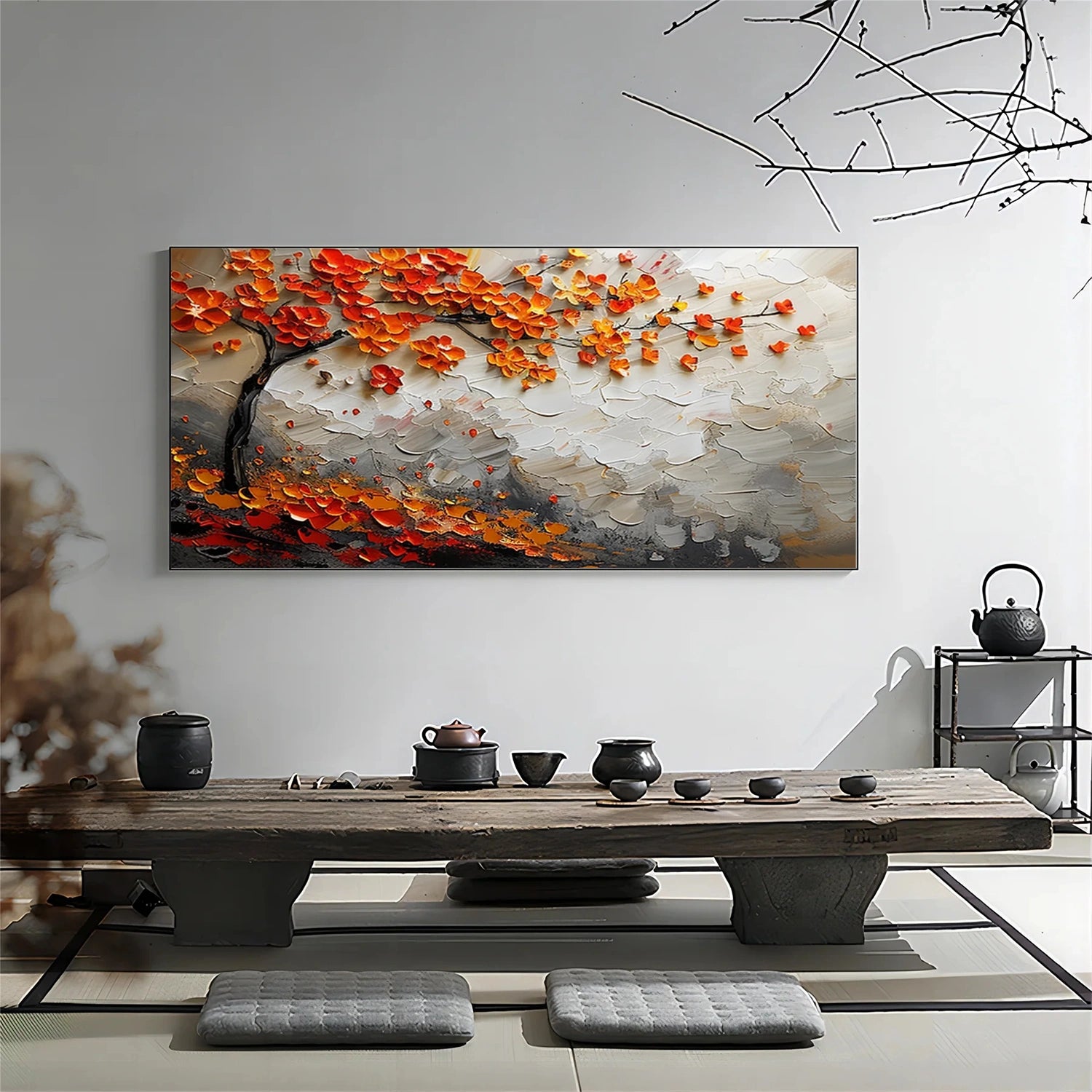Flower & Tree Abstract Wall Art #ML086