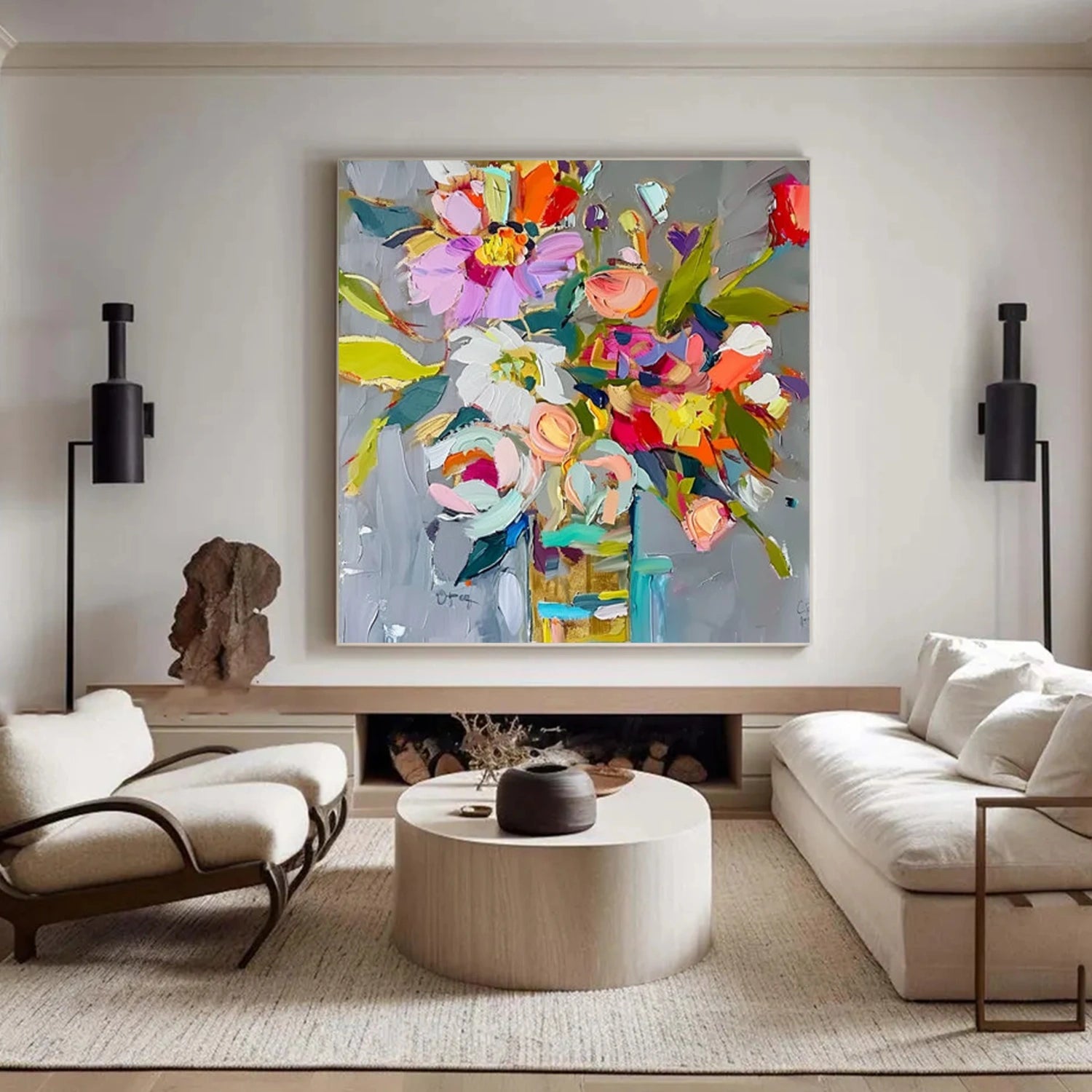 Flower & Tree Abstract Wall Art #ML193