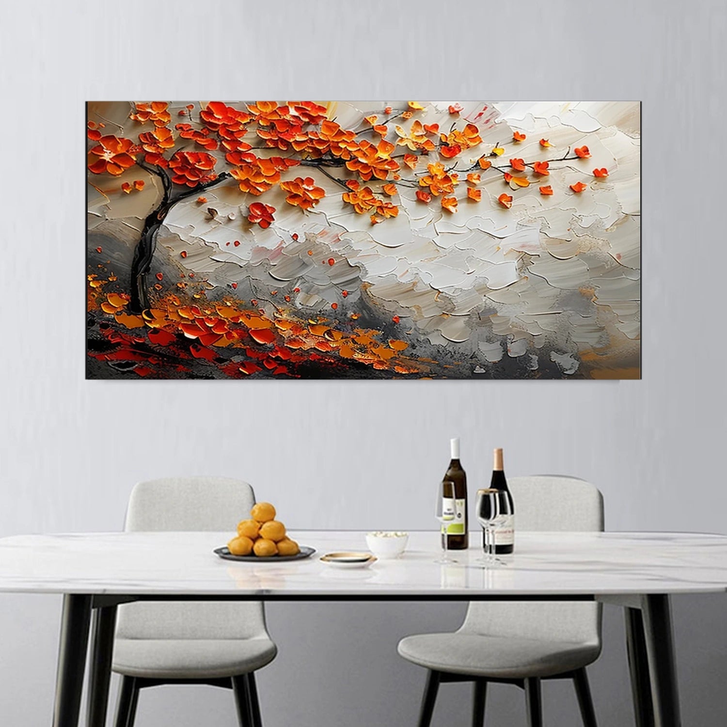 Flower & Tree Abstract Wall Art #ML086