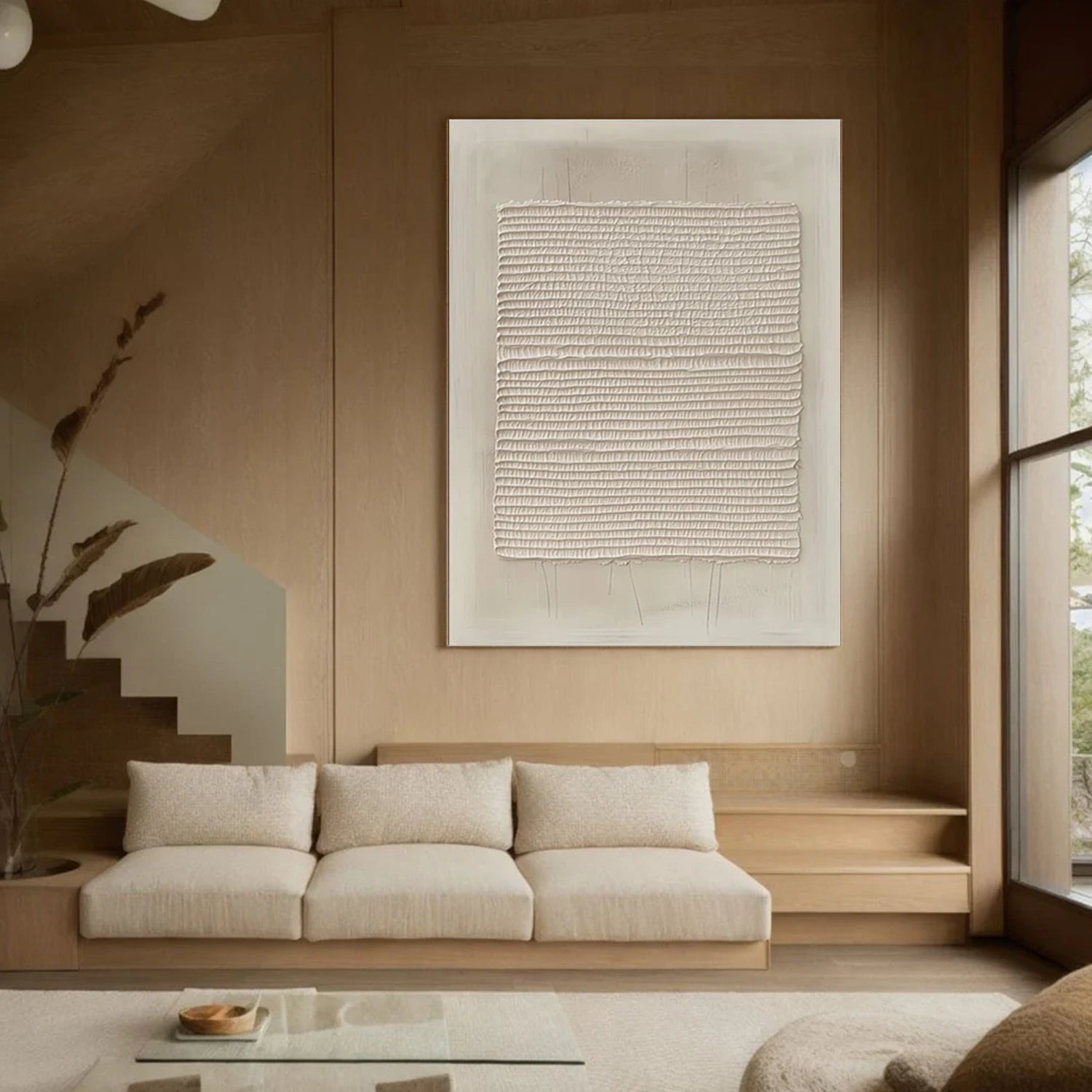 Wabi Sabi Textured Canvas Art #WS920