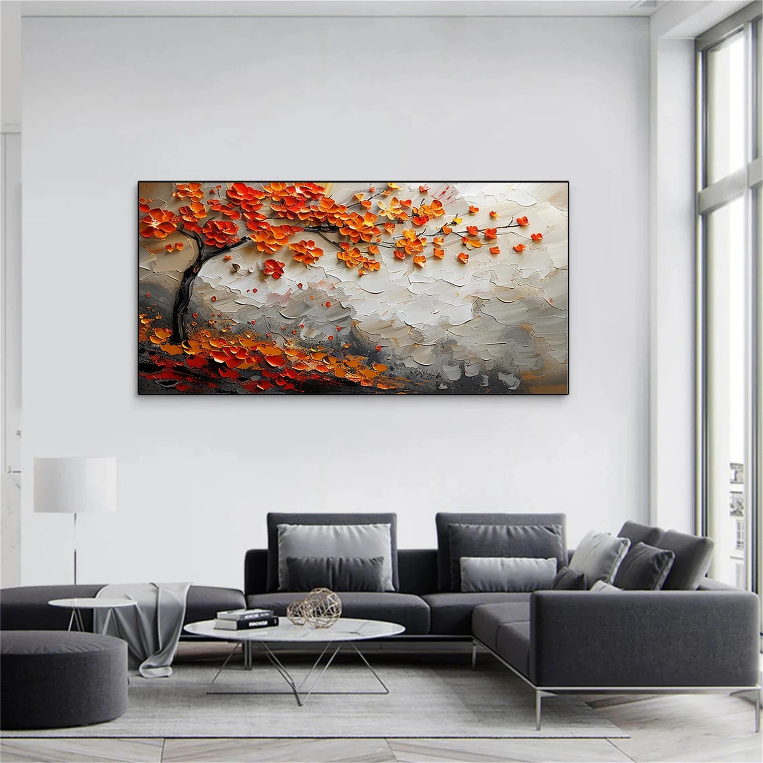 Flower & Tree Abstract Wall Art #ML086