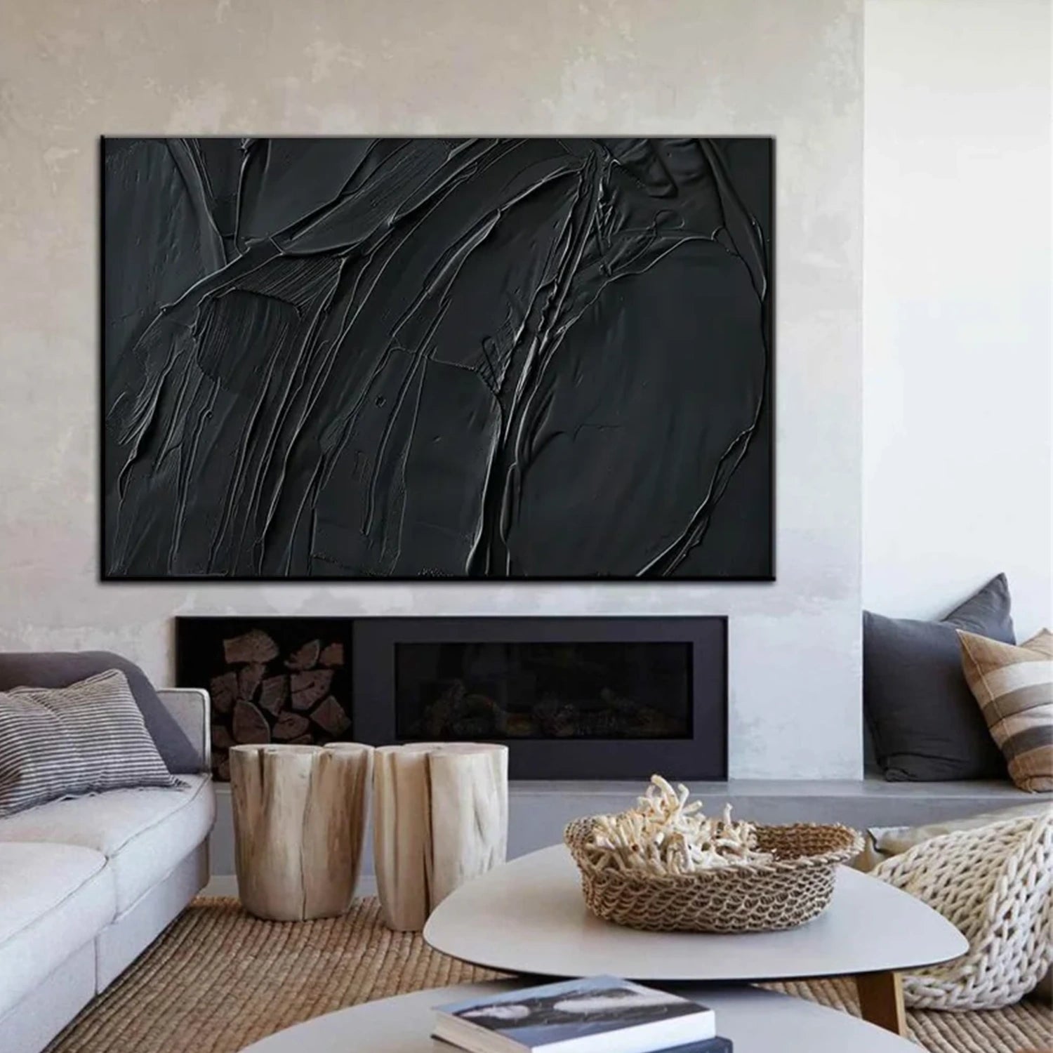Minimalist Textured Canvas Art #MM328