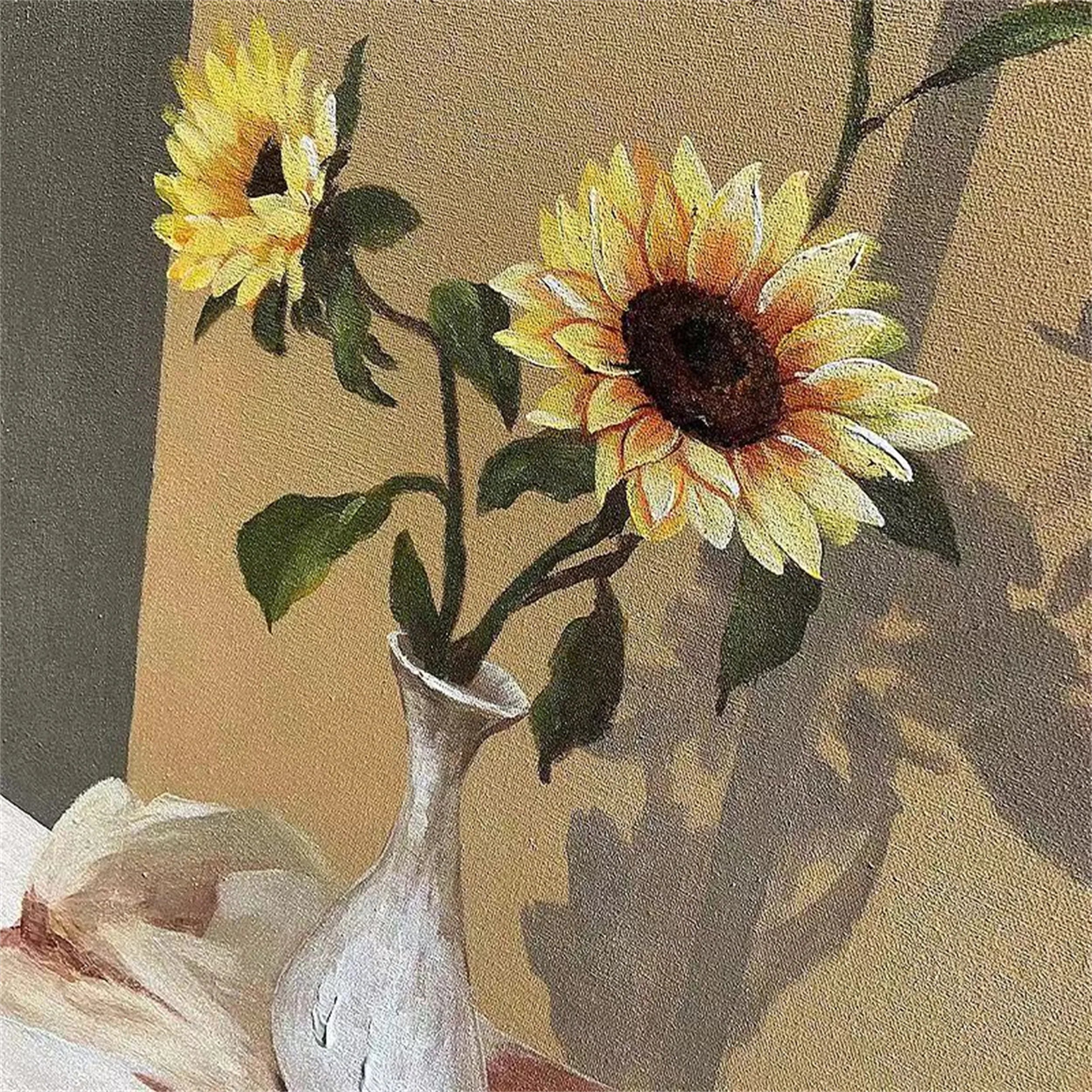 Colorful Flower & Tree Abstract Wall Art #ML020