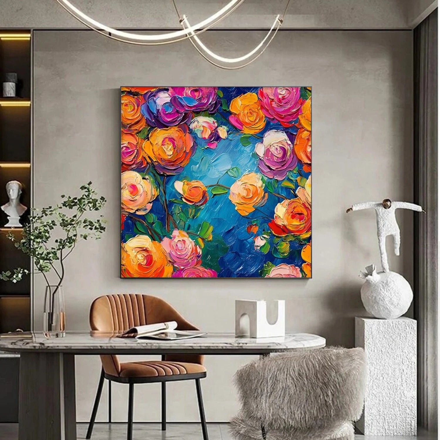 Flower & Tree Abstract Wall Art #ML194