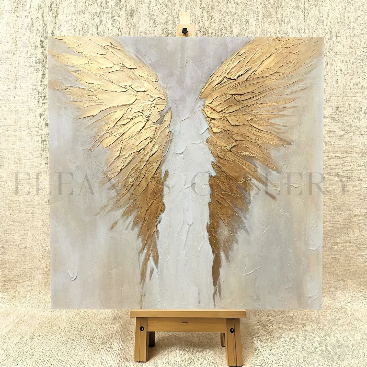 Abstract Angel Wing Textured Painting #AP050