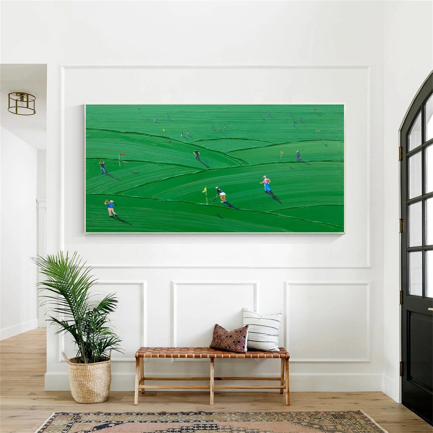 Golf Sport Textured Wall Art #SA078