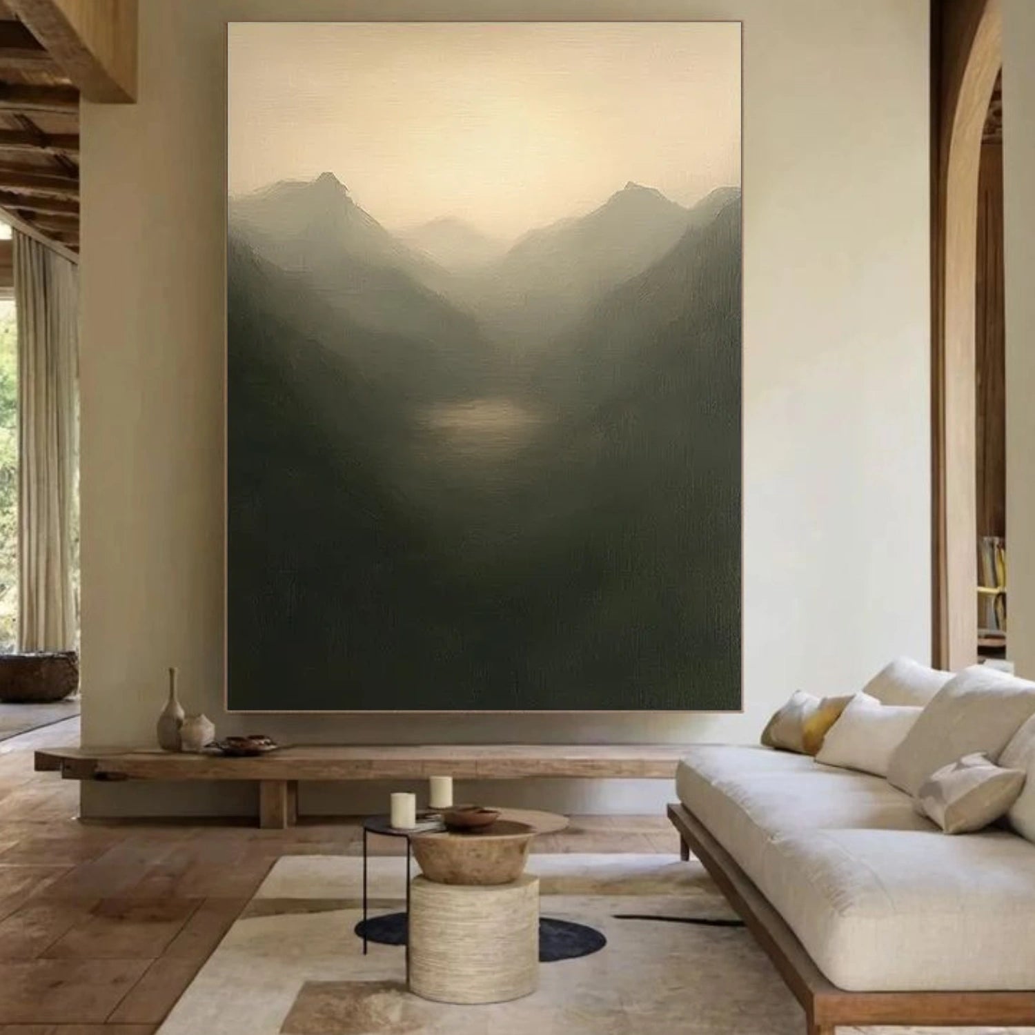 Minimalist Mountain Canvas Art #MM323