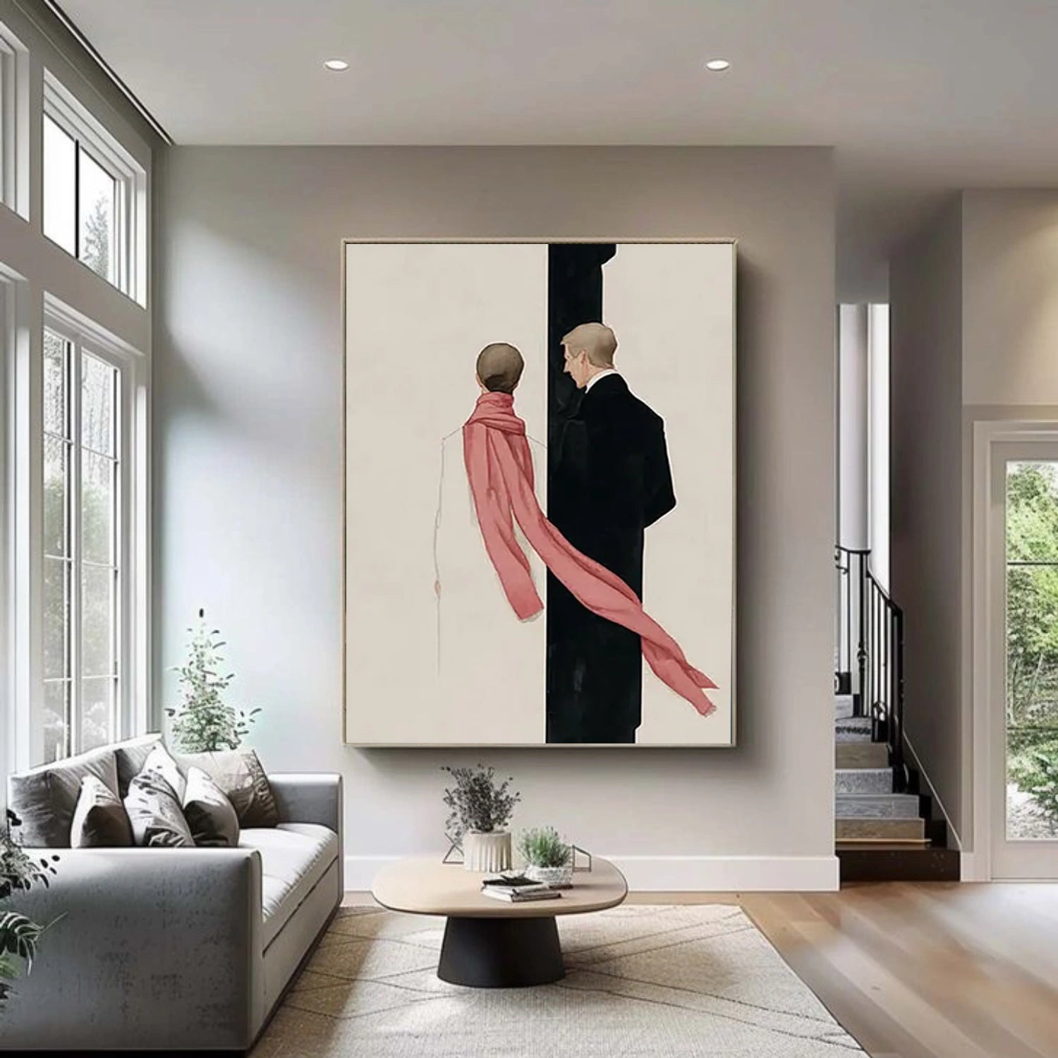Abstract Portrait Wall Art #AP105