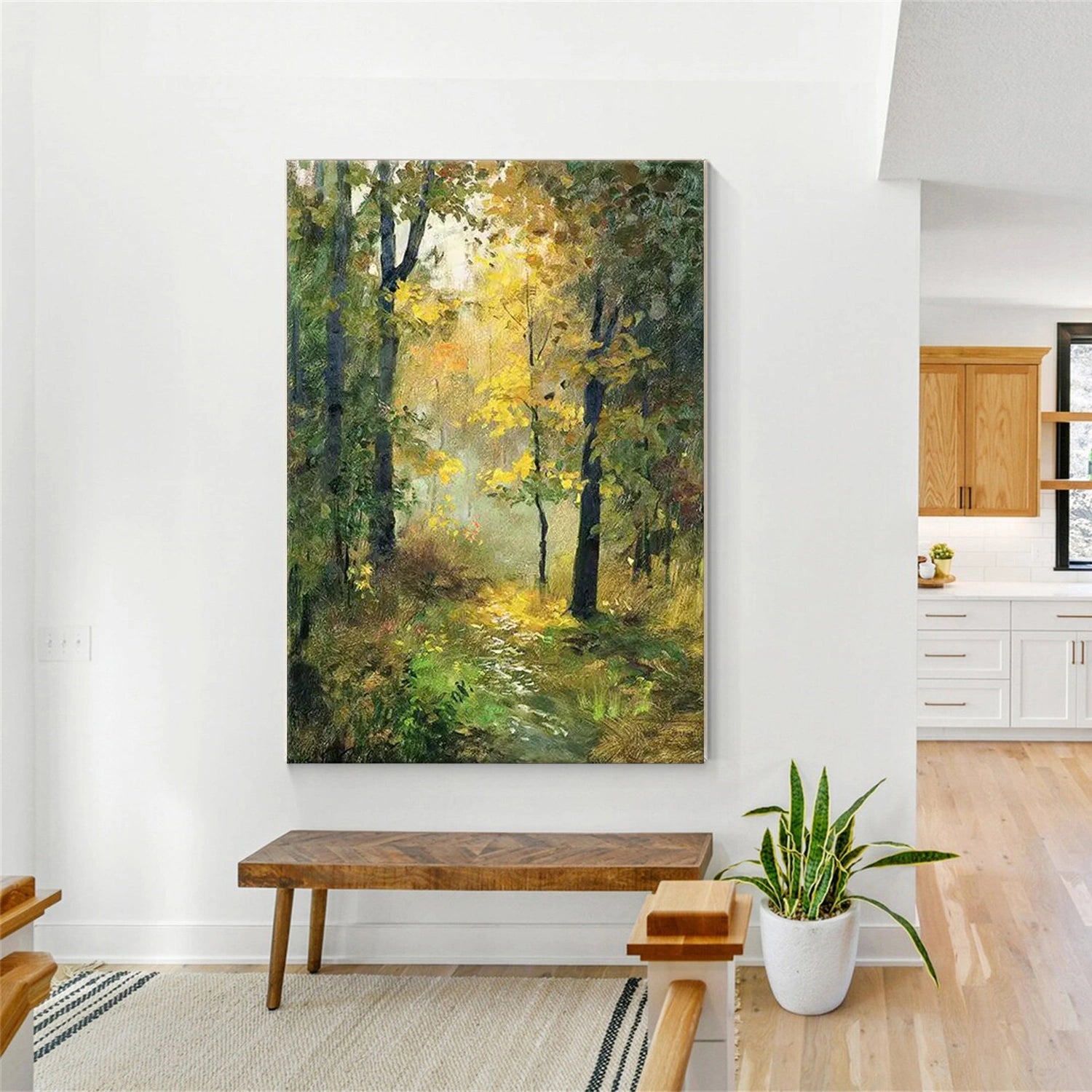 Flower & Tree Abstract Wall Art #ML142