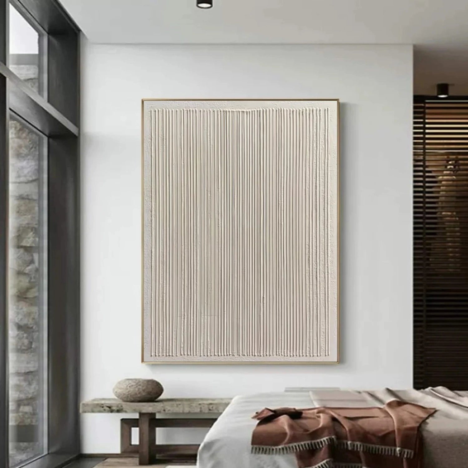 Minimalist Textured Canvas Art #MM356