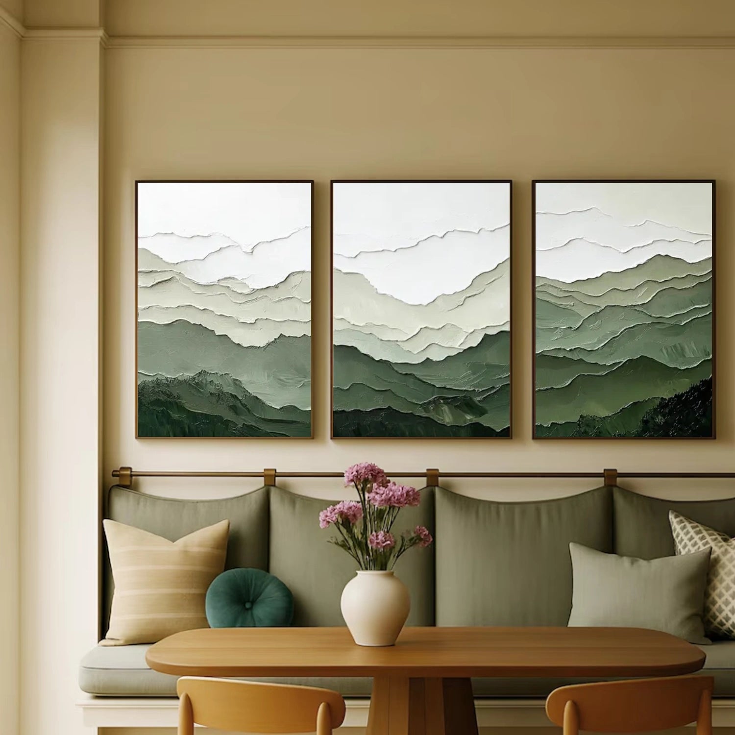 Minimalist Mountain Canvas Art Set of 3 #MM312
