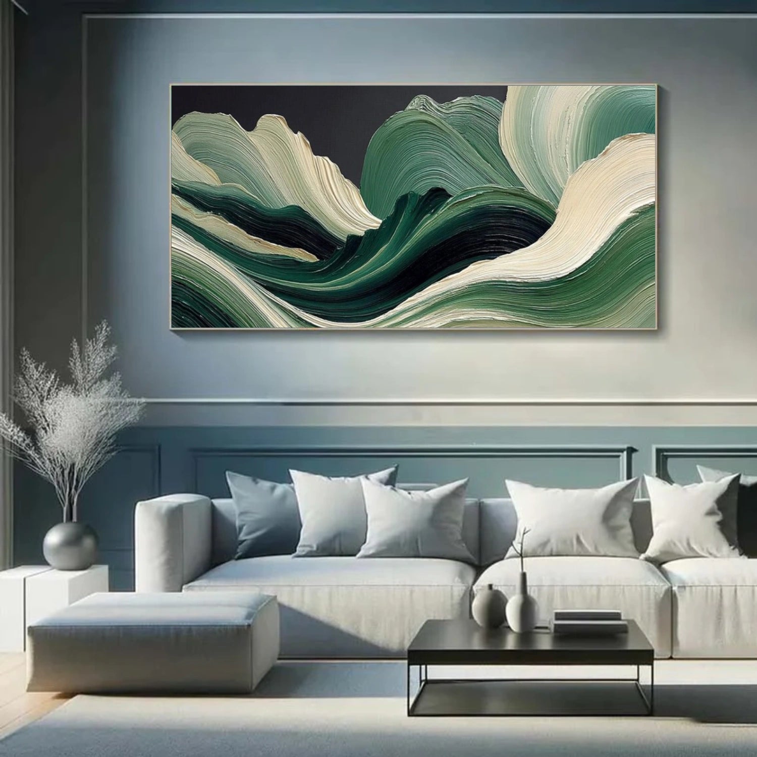 Sea & Sky Abstract Wall Art #MS194