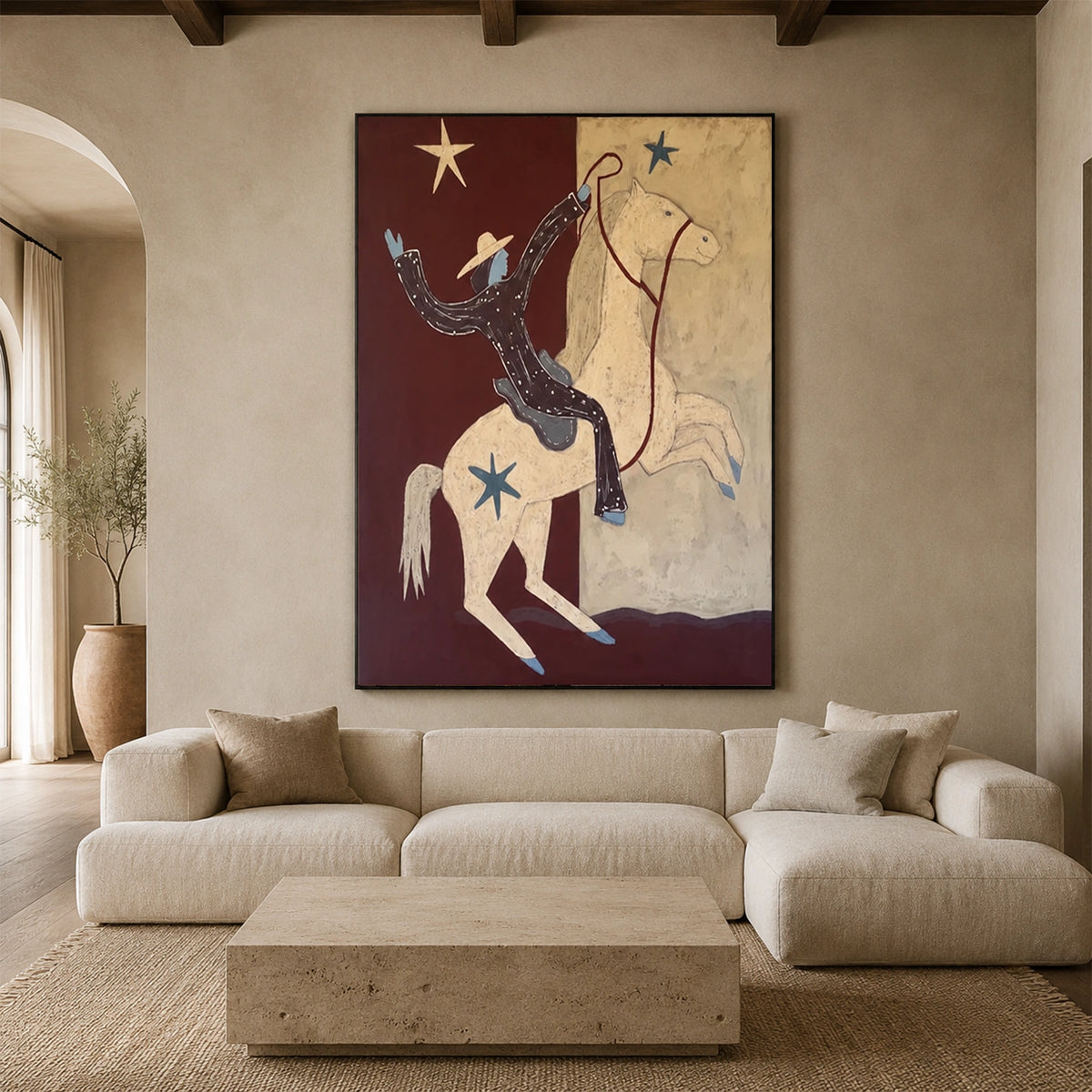 Western Cowboy Art #VA202