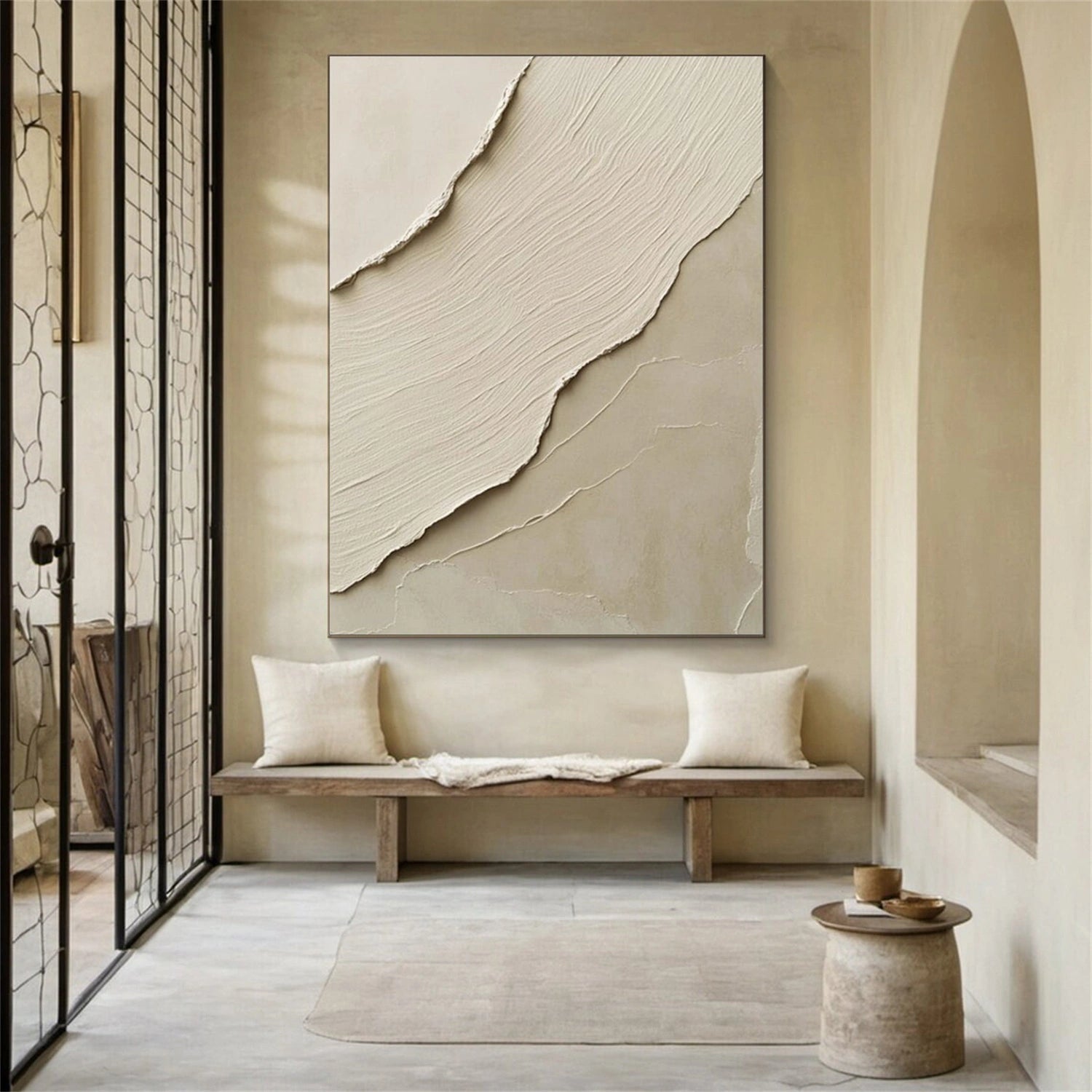 Minimalist Textured Canvas Art #MM353