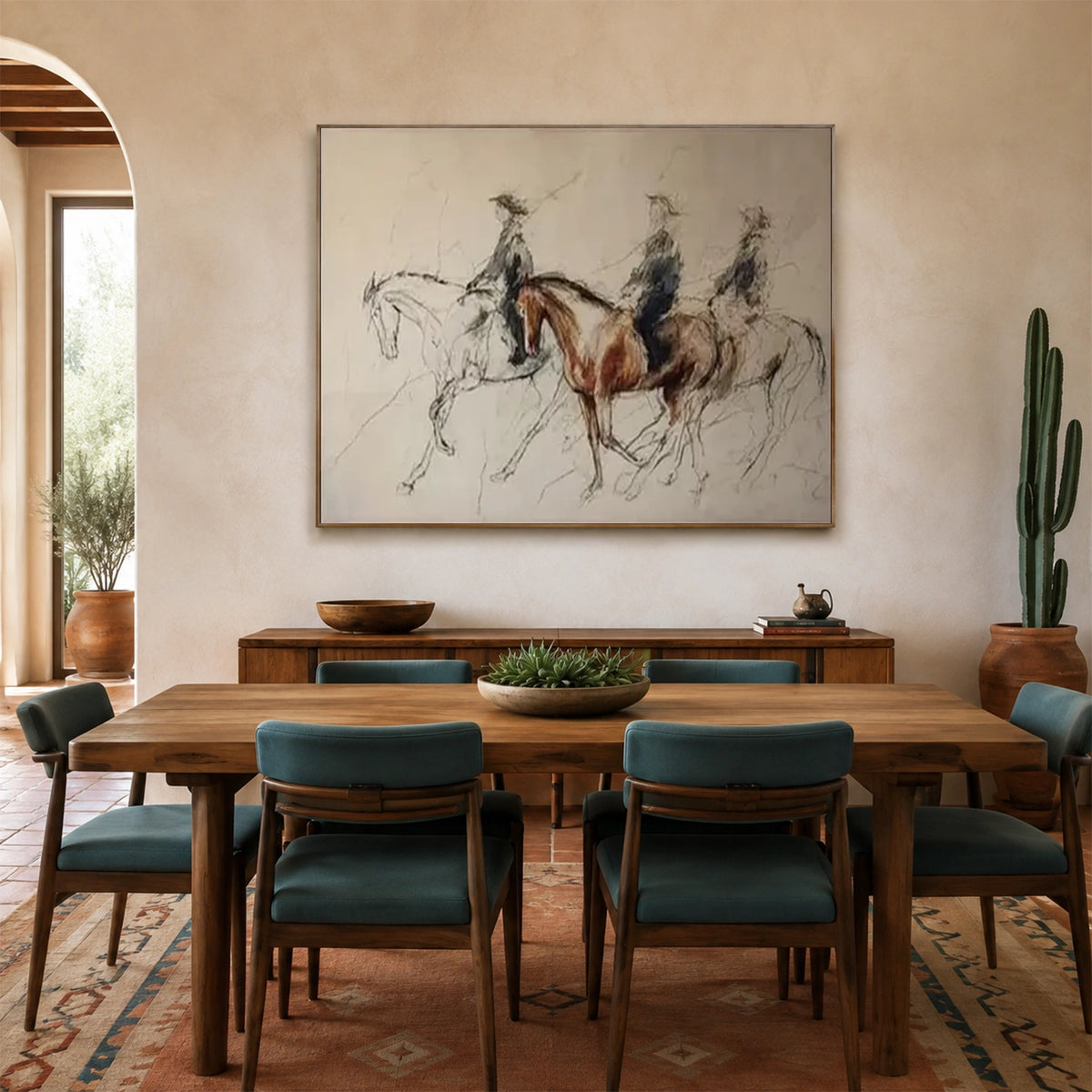 Western Cowboy Art #VA244