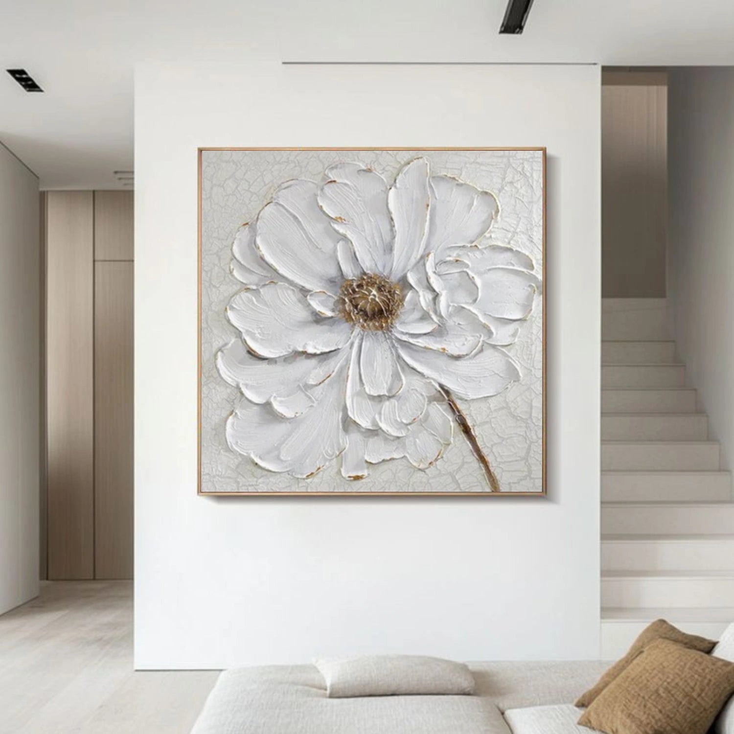 Flower & Tree Abstract Textured Wall Art #ML207