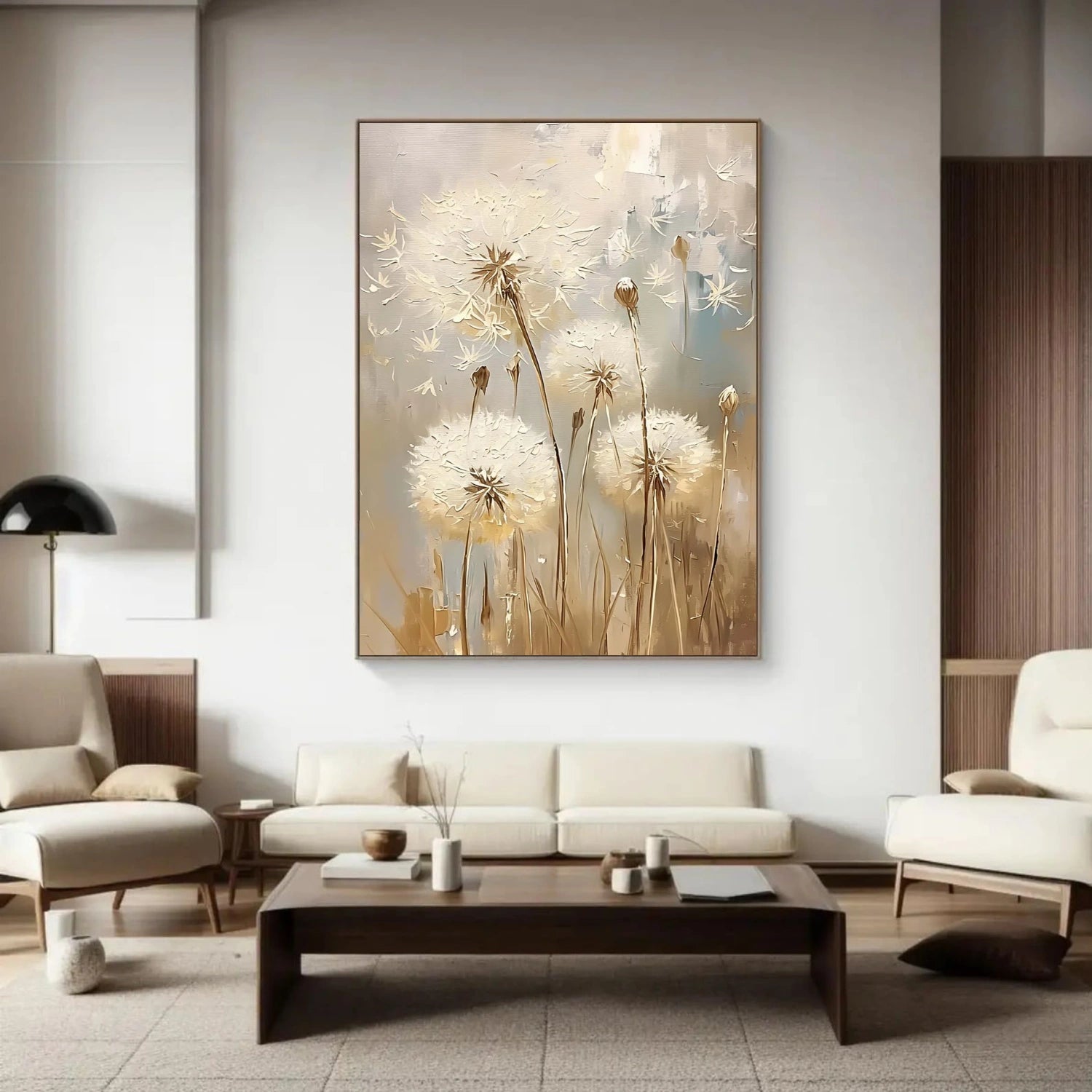 Flower & Tree Abstract Textured Wall Art #ML204