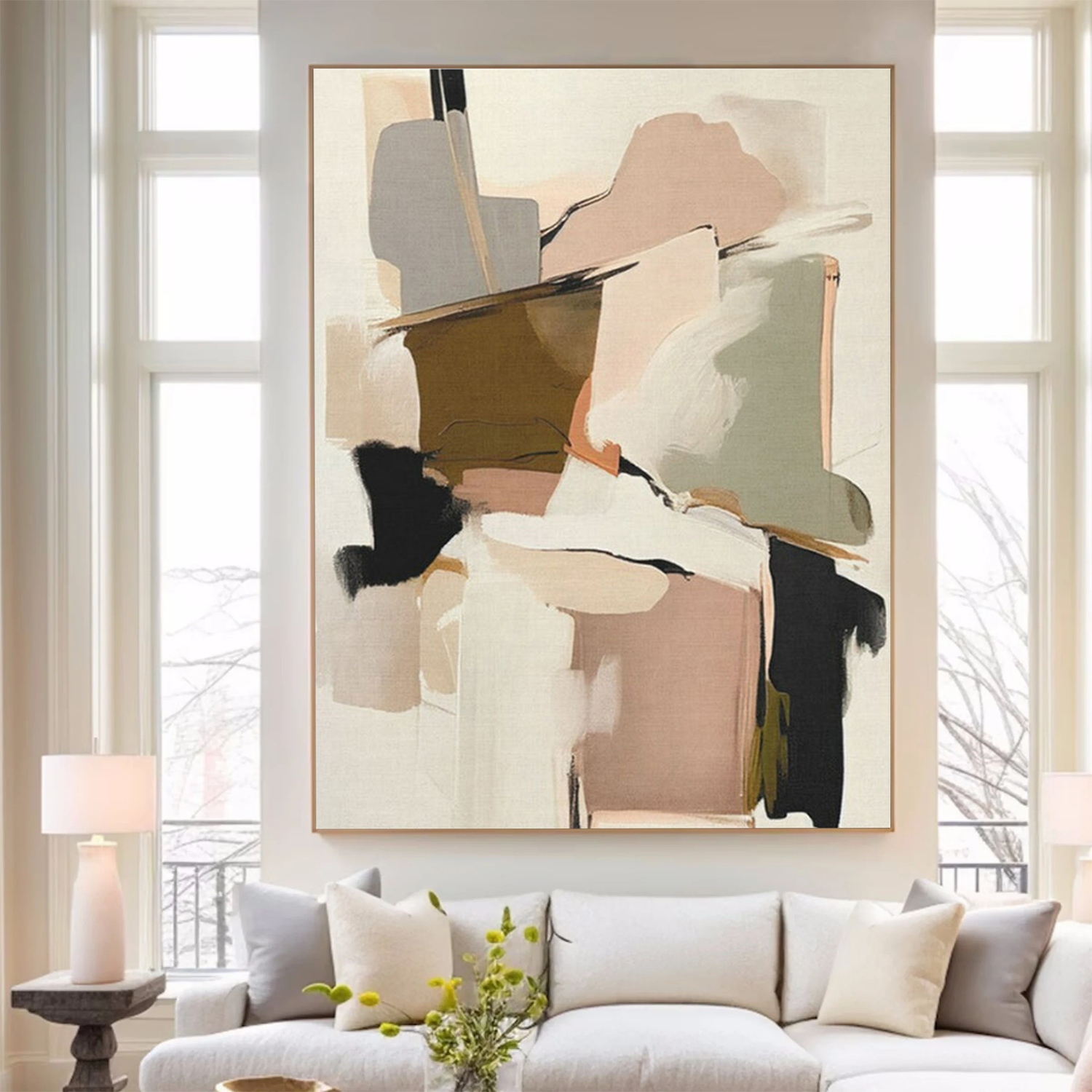 Abstract Canvas Art #WS658
