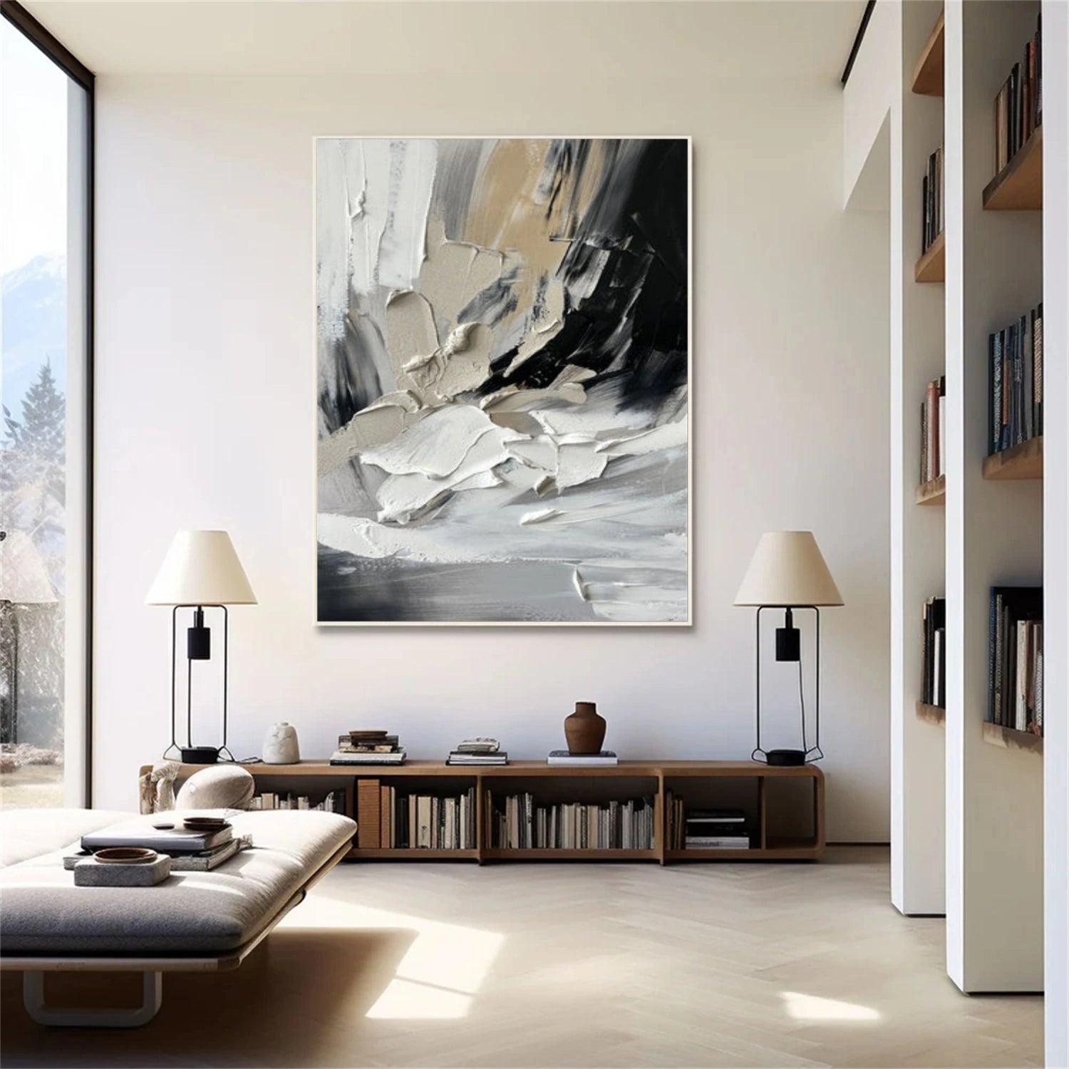 Minimalist Textured Canvas Art #MM319