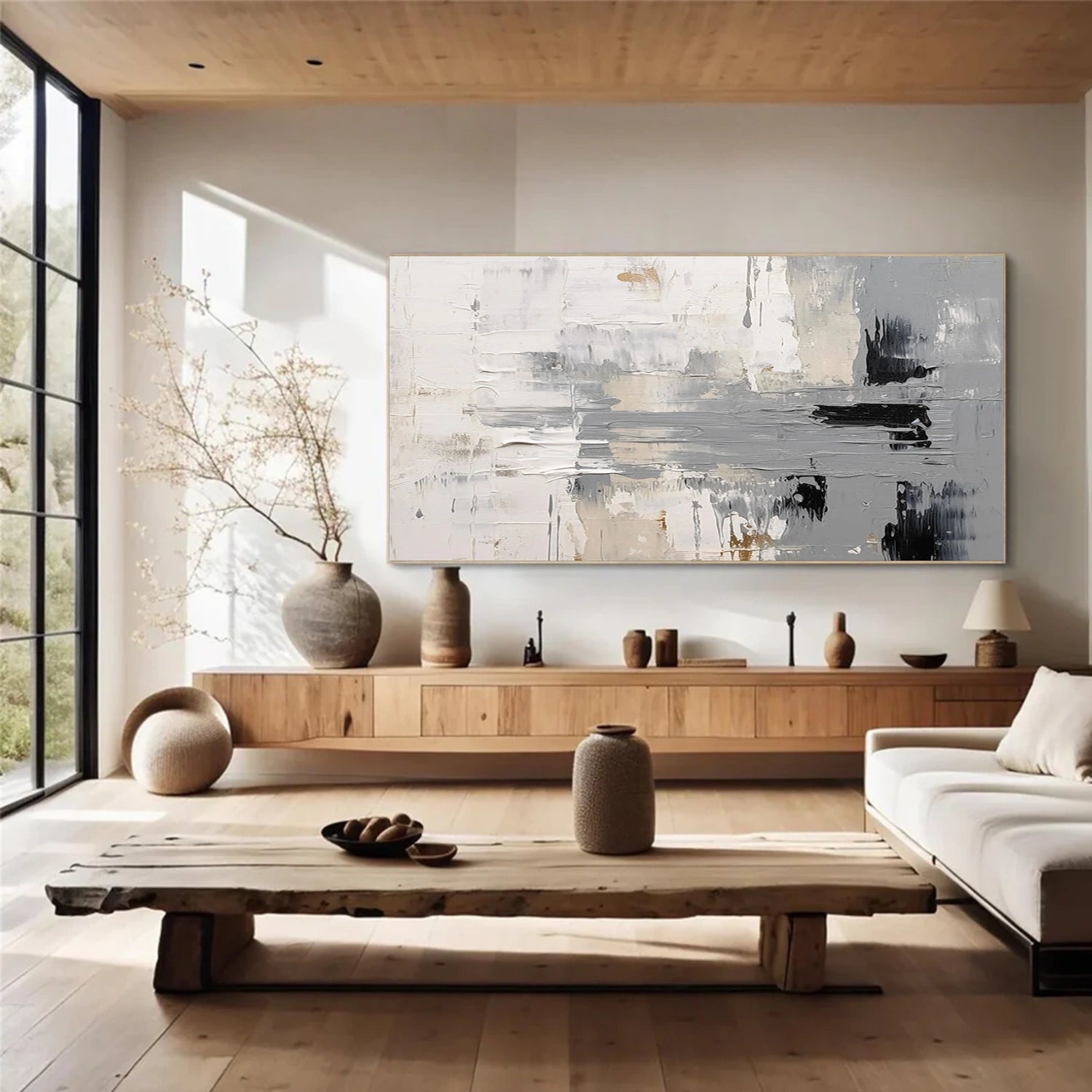 Abstract Textured Canvas Art #WS950