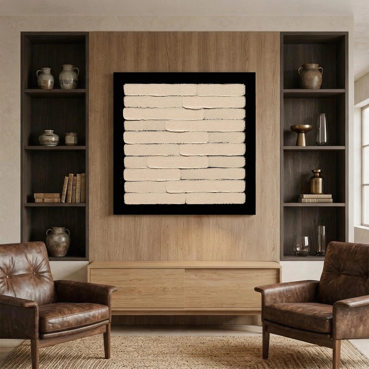 Wabi Sabi Textured Canvas Art #WS1078