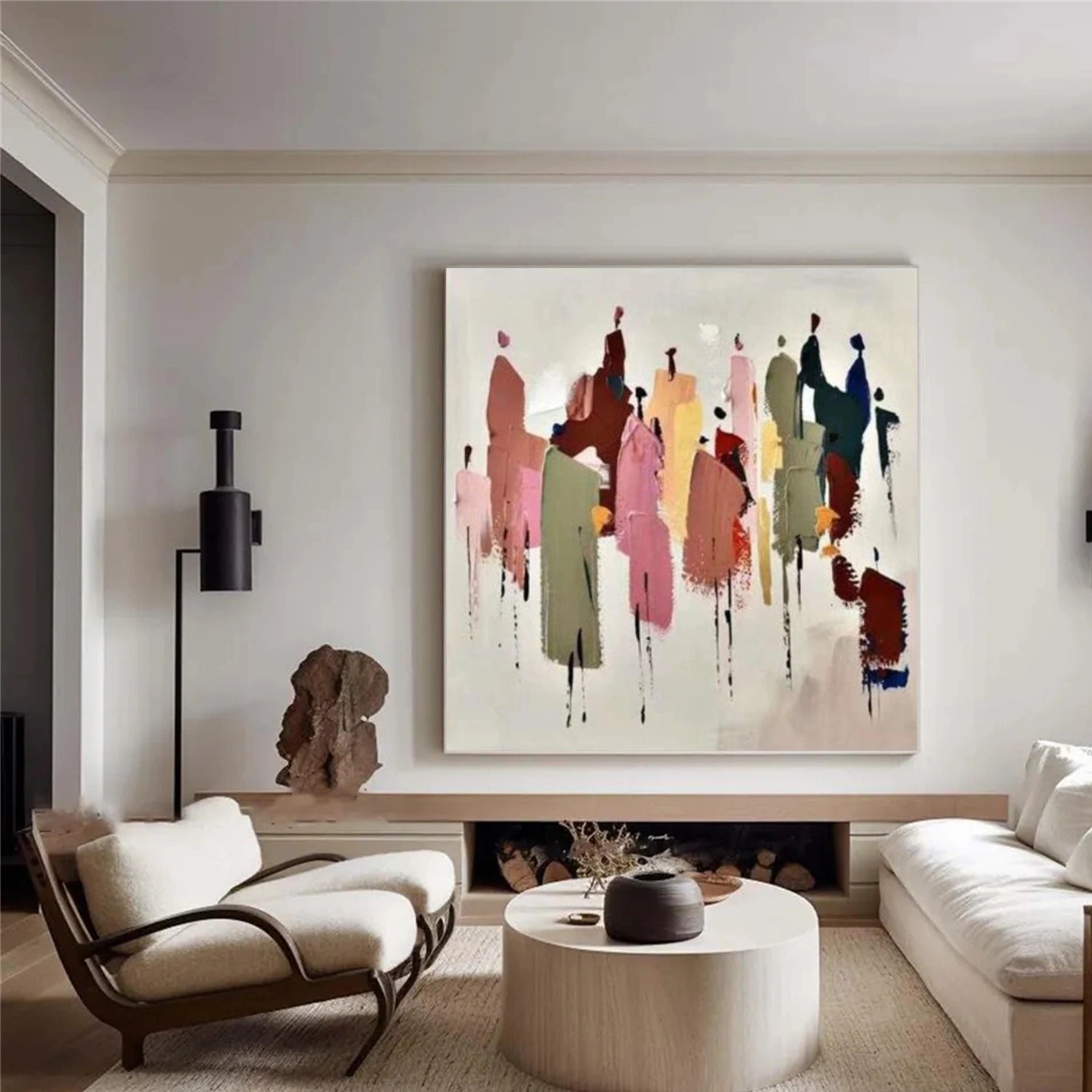 Abstract Portrait Wall Art #AP083