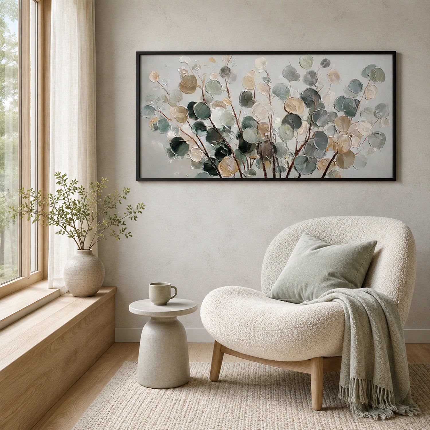 Flower & Tree Abstract Wall Art #ML279