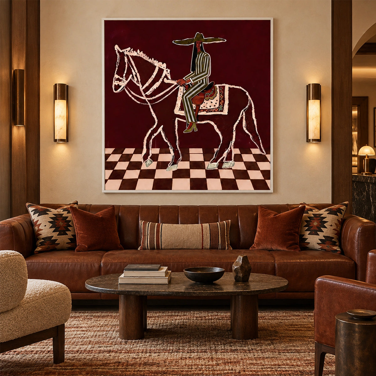 Western Cowboy Art #VA206