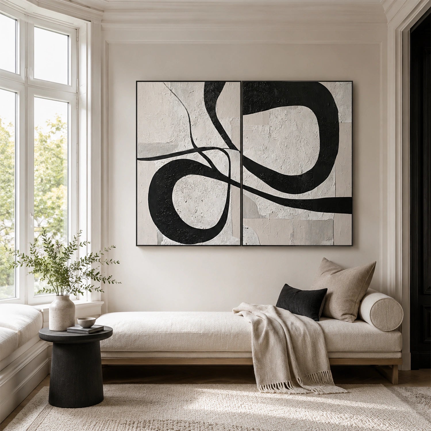 Wabi Sabi Canvas Art Set of 2 #WS1103