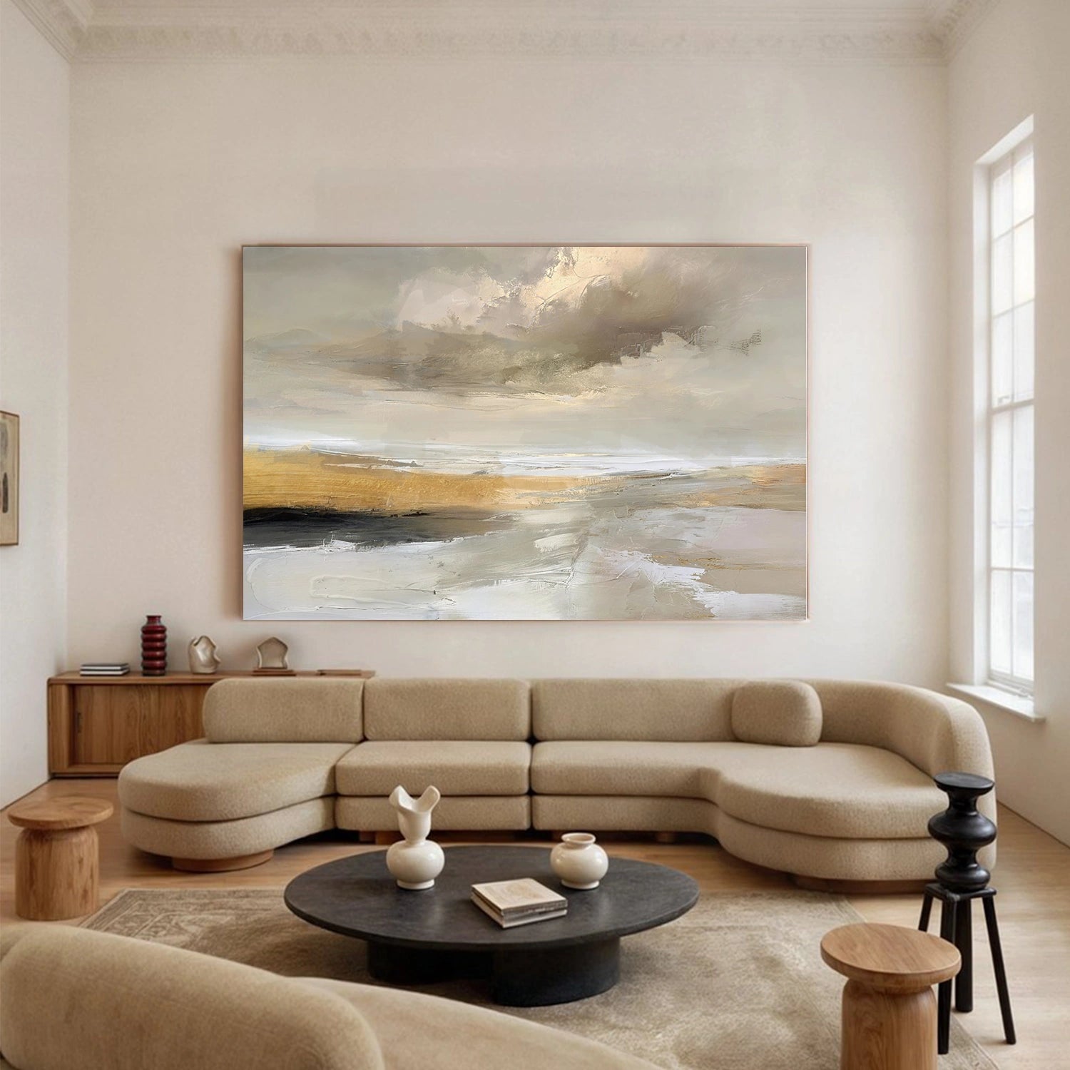 Sea & Sky Abstract Wall Art #MS222