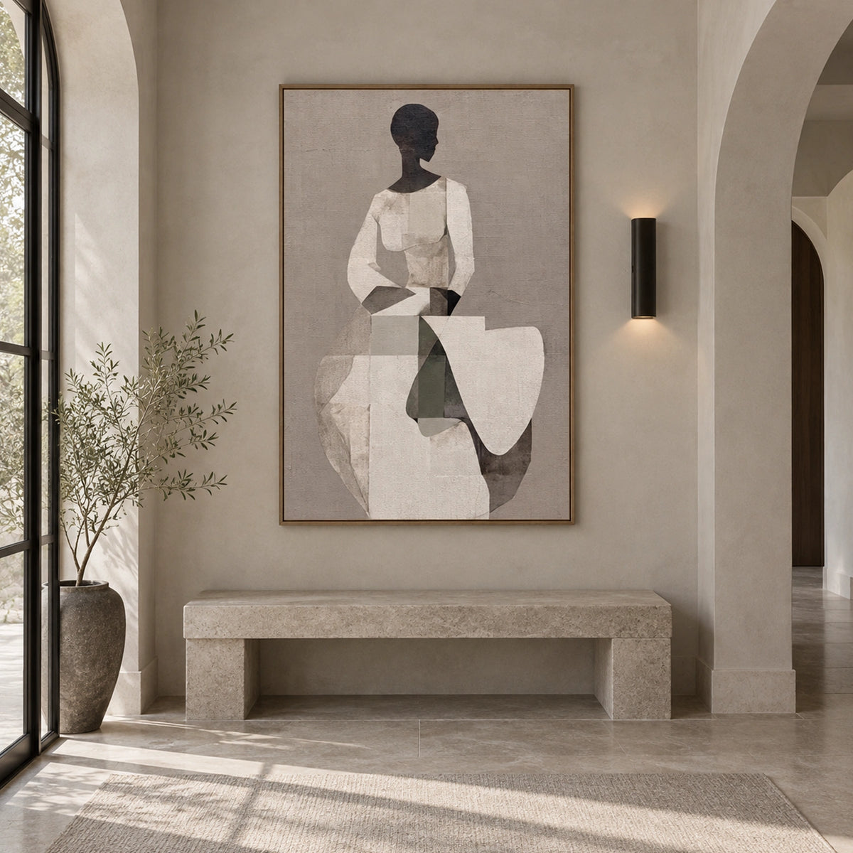 Abstract Portrait Wall Art #AP156