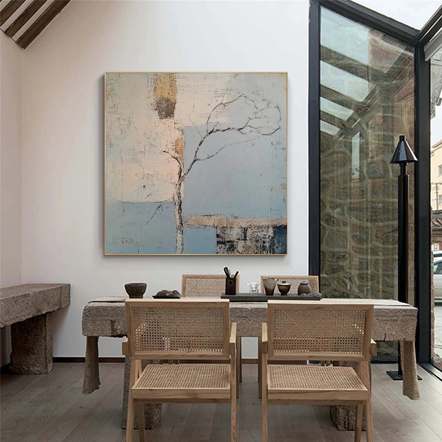 Flower & Tree Abstract Wall Art #ML164