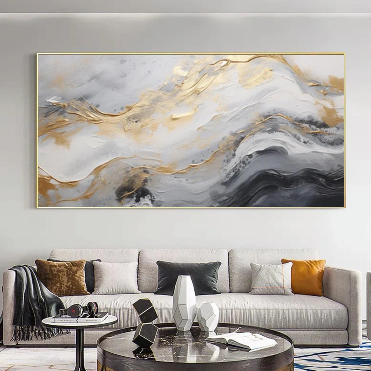 Abstract Textured Canvas Art #WS948