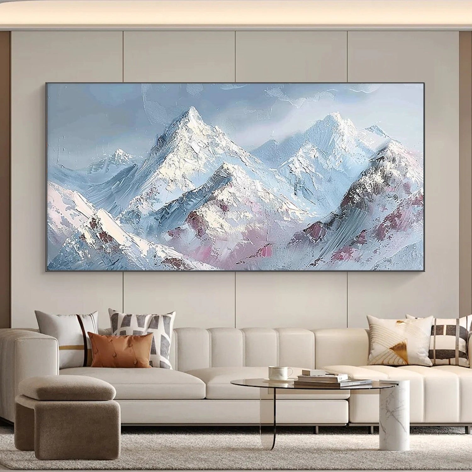 Minimalist Mountain Canvas Art #MM297