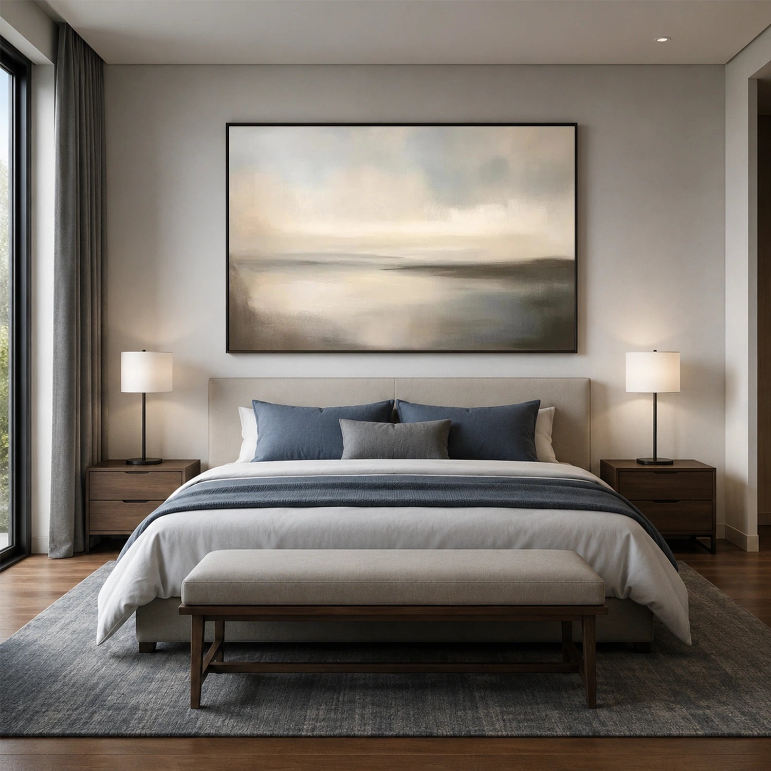Sea & Sky Abstract Wall Art #MS355