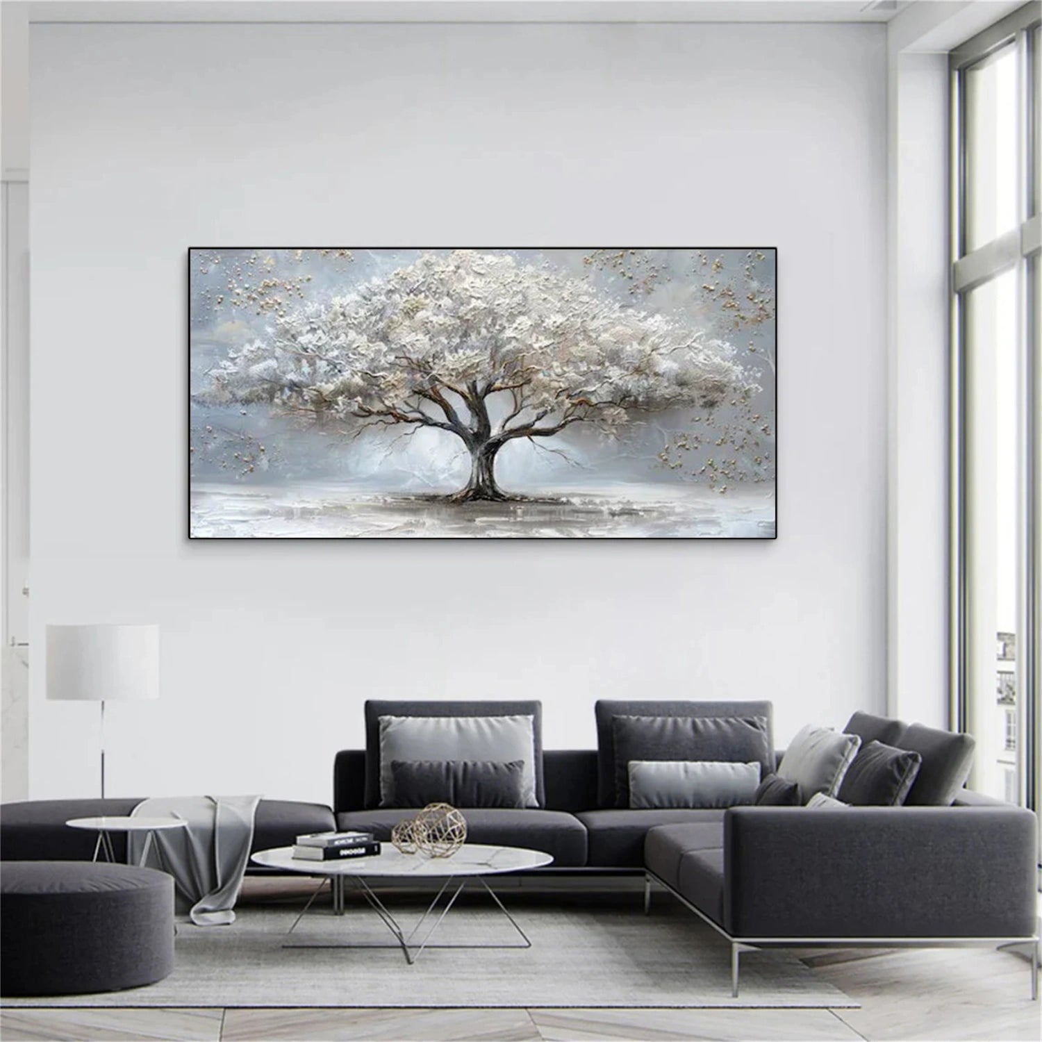 Flower & Tree Abstract Wall Art #ML210