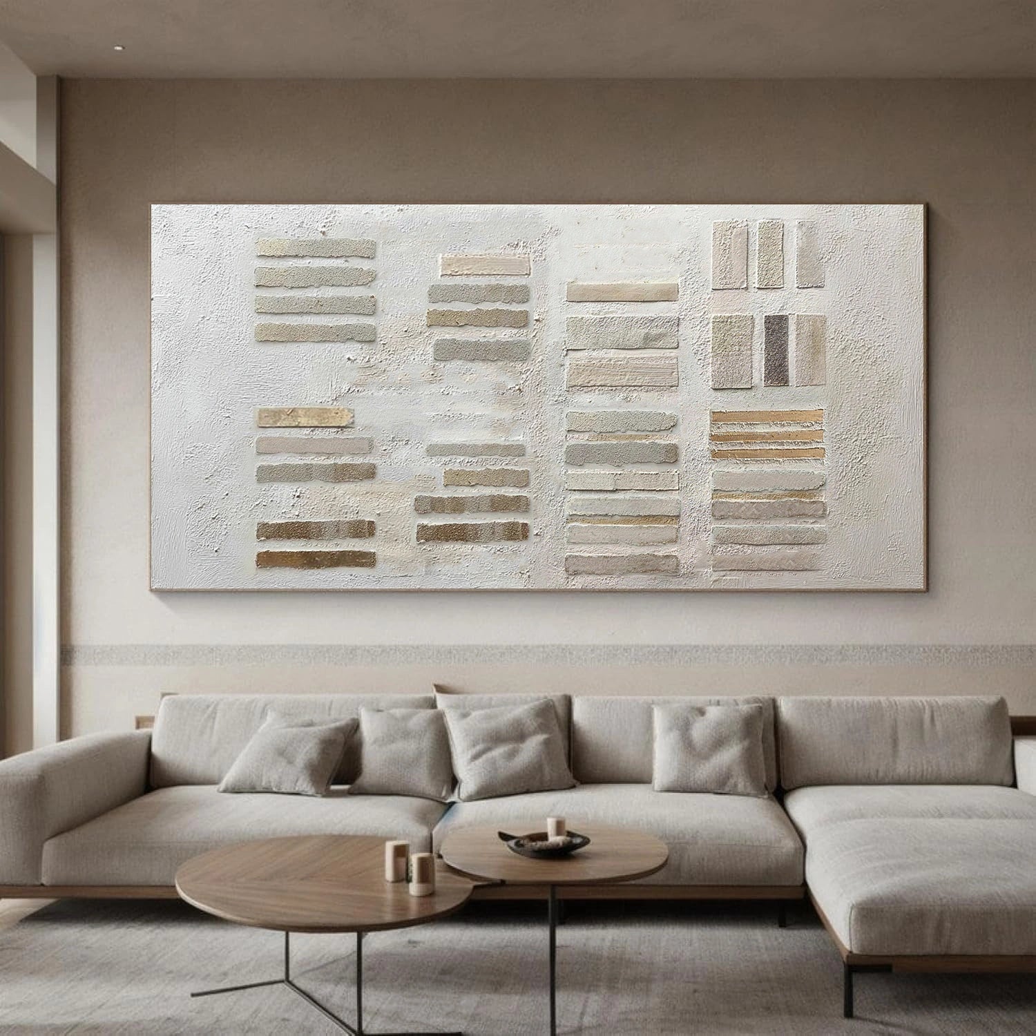 Wabi Sabi Textured Canvas Art #WS928