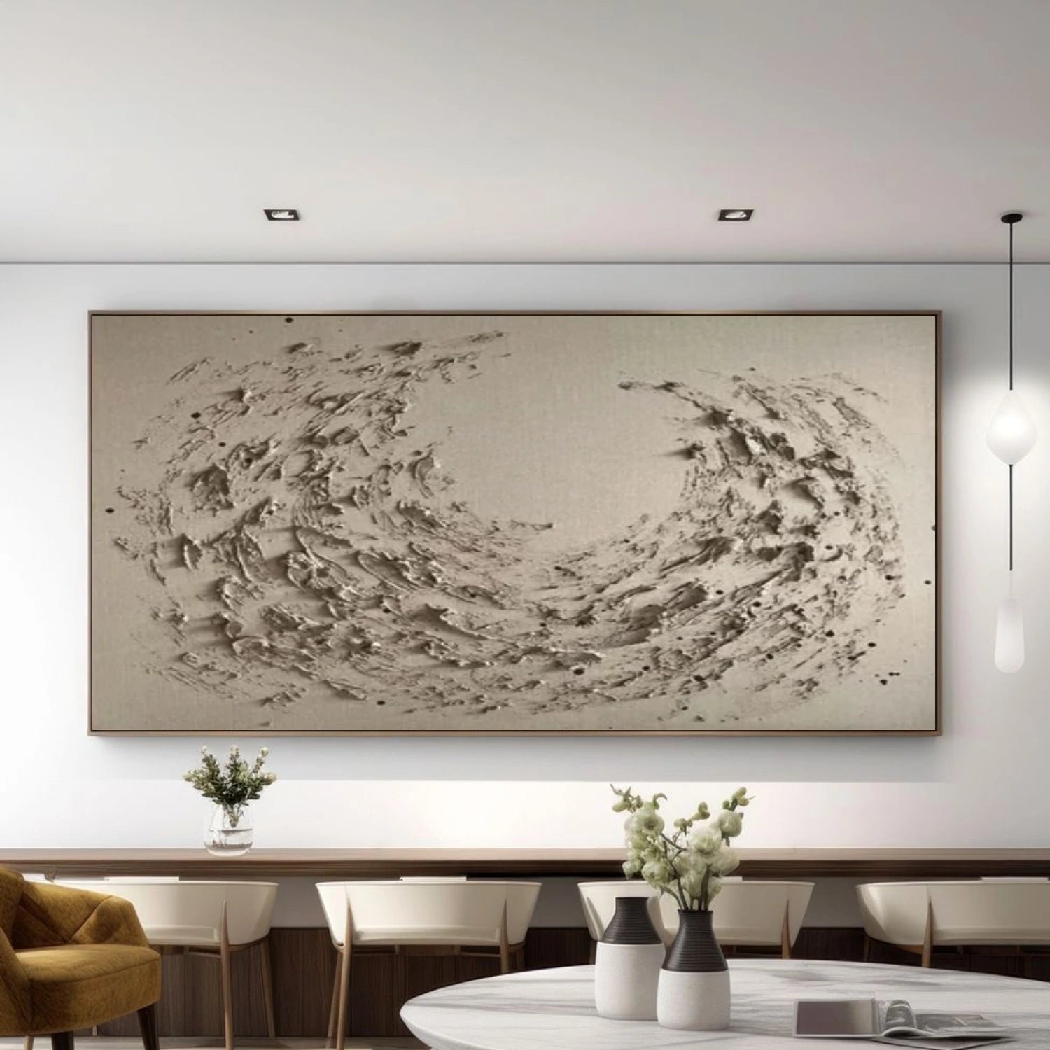 Minimalist Textured Canvas Art #MM320