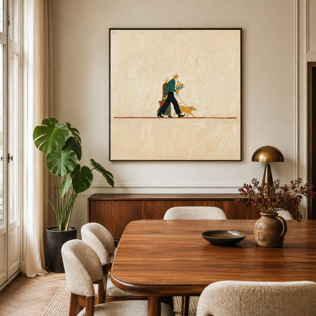 Abstract Portrait Wall Art #AP162