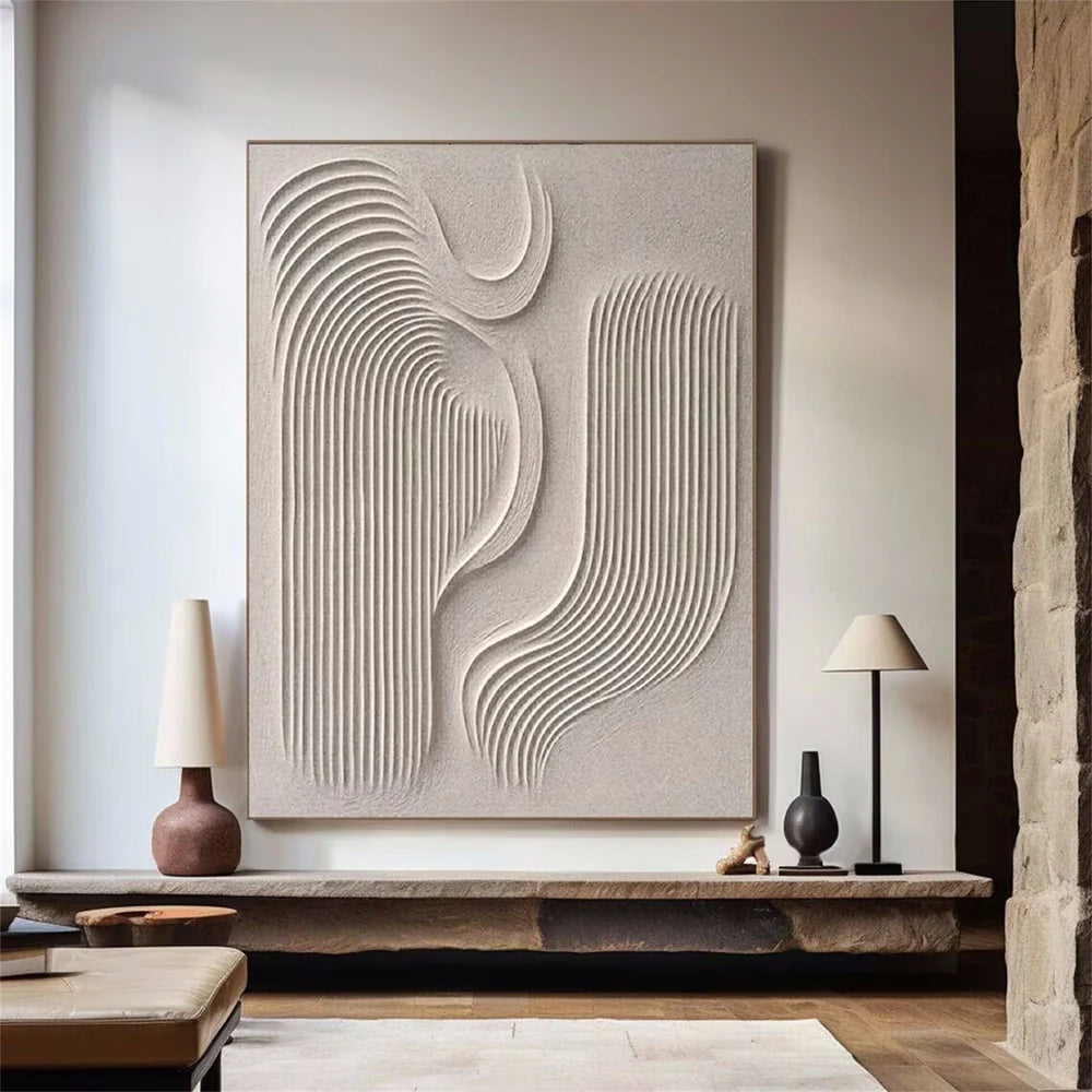 Minimalist Brown & Beige Art #MB004