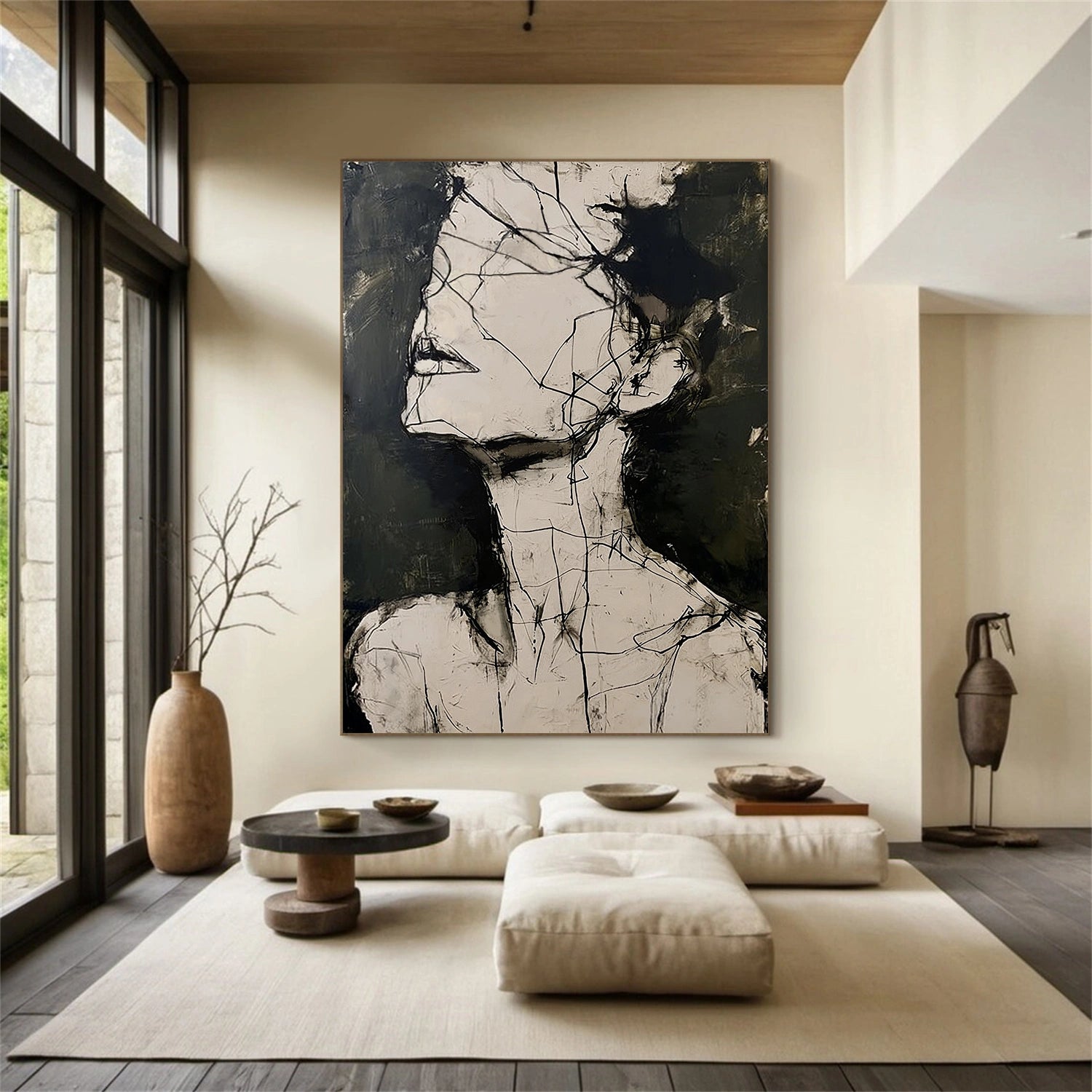 Abstract Portrait Wall Art #AP107