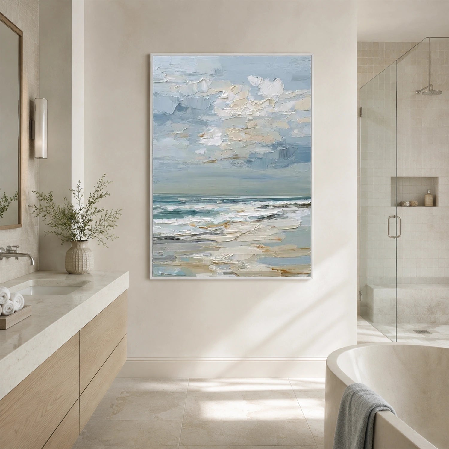 Sea & Sky Abstract Wall Art #MS358