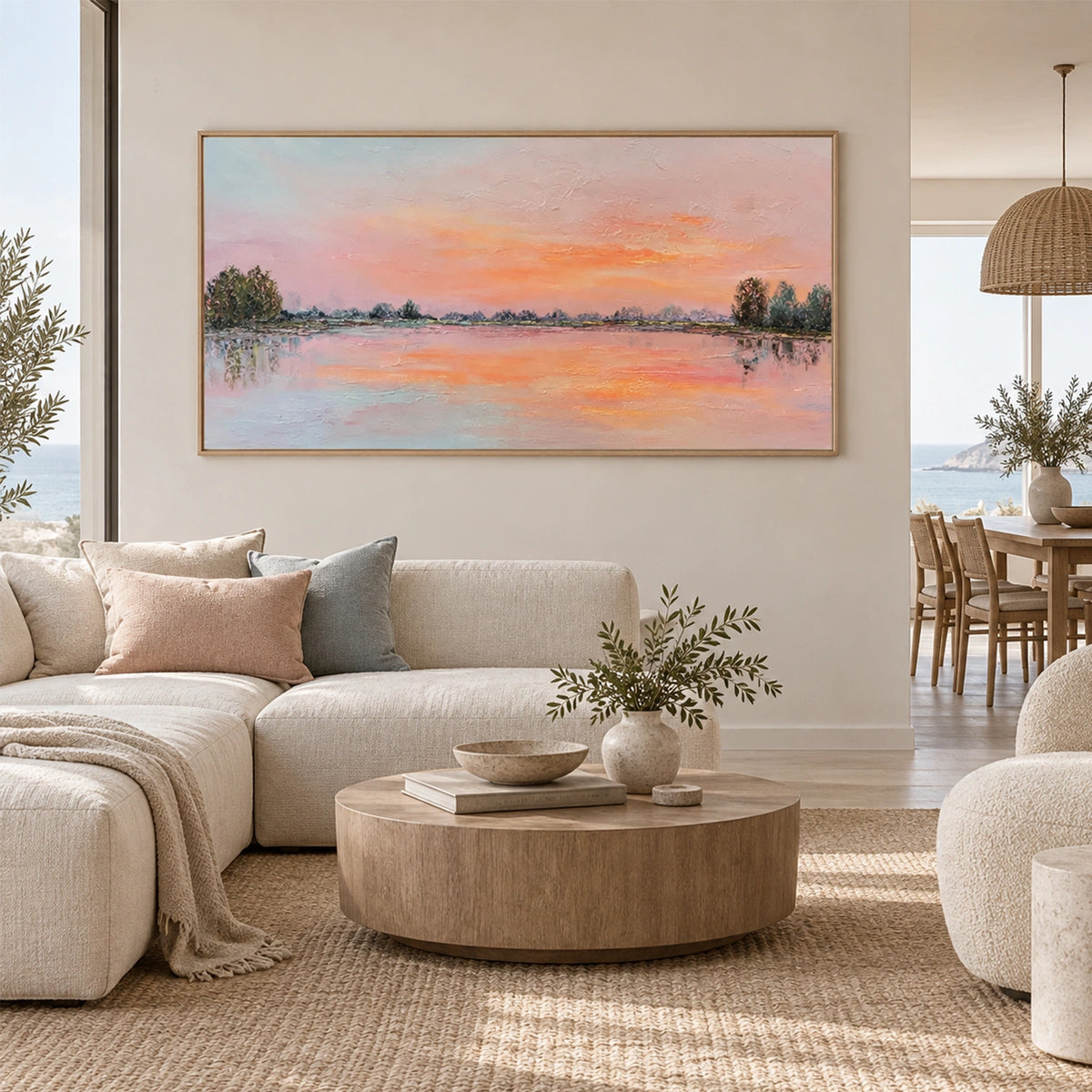 Sea & Sky Abstract Wall Art #MS364