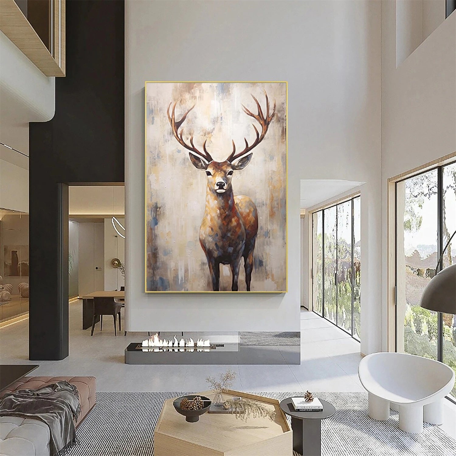 Abstract Animal Wall Art #AL128