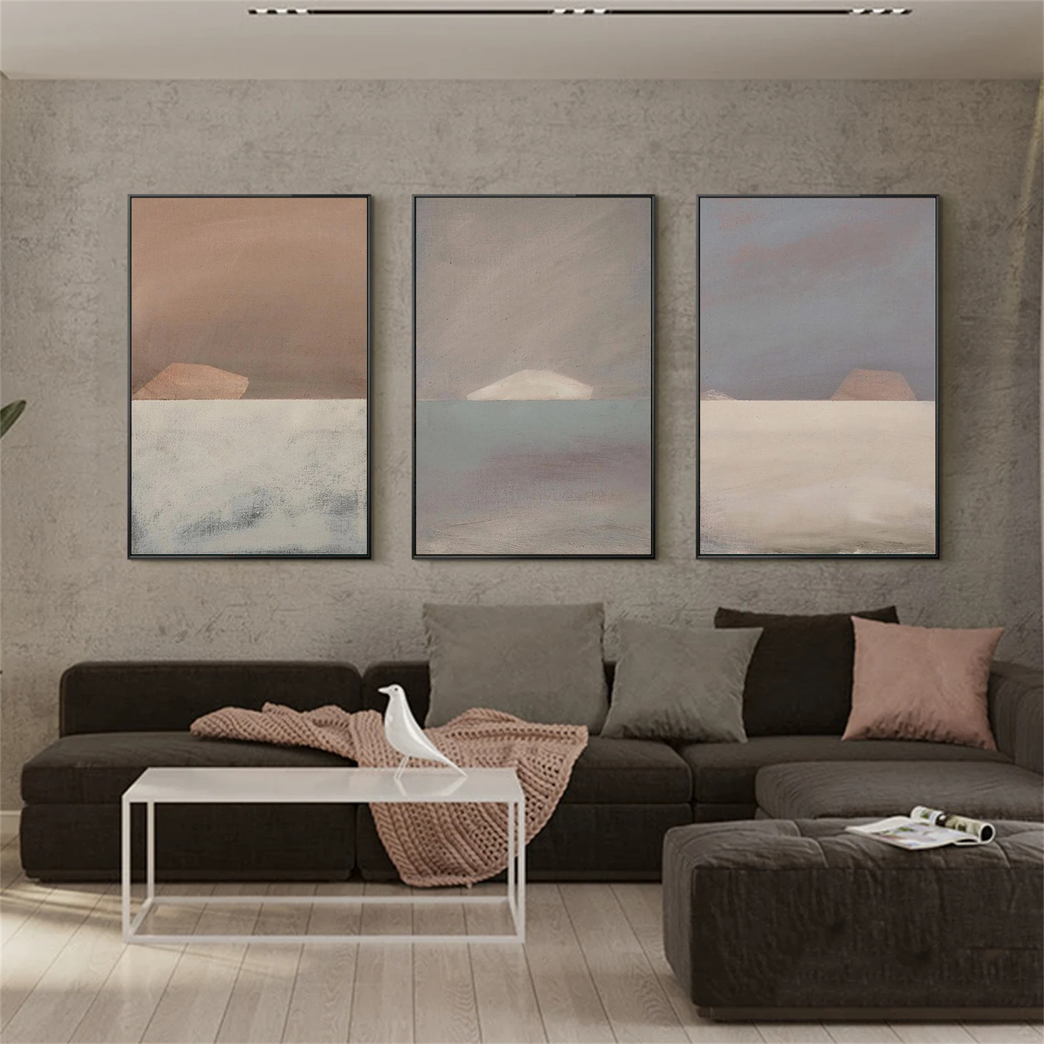 Abstract Canvas Art Set of 3 #WS680