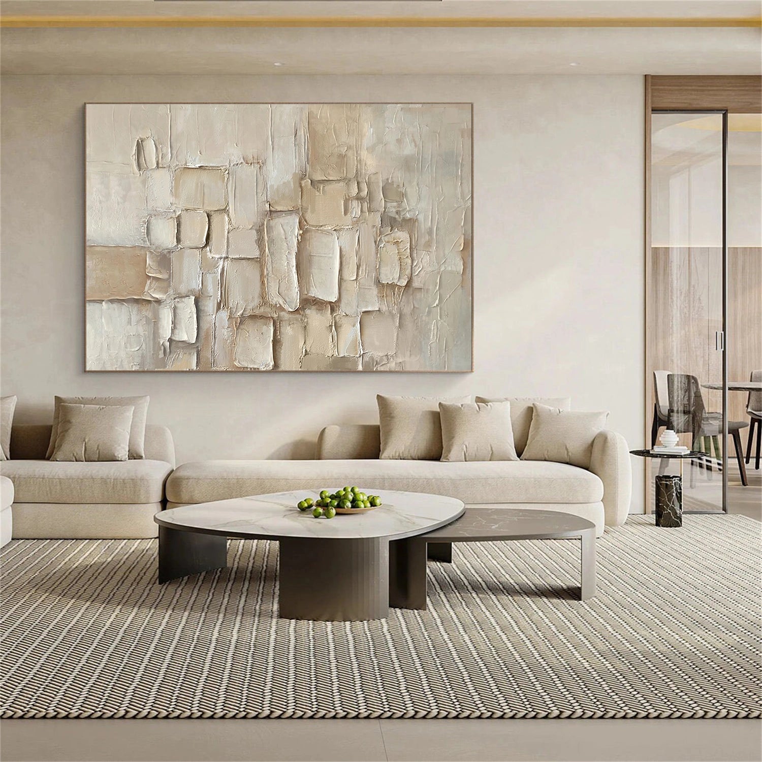 Abstract Textured Canvas Art #WS819